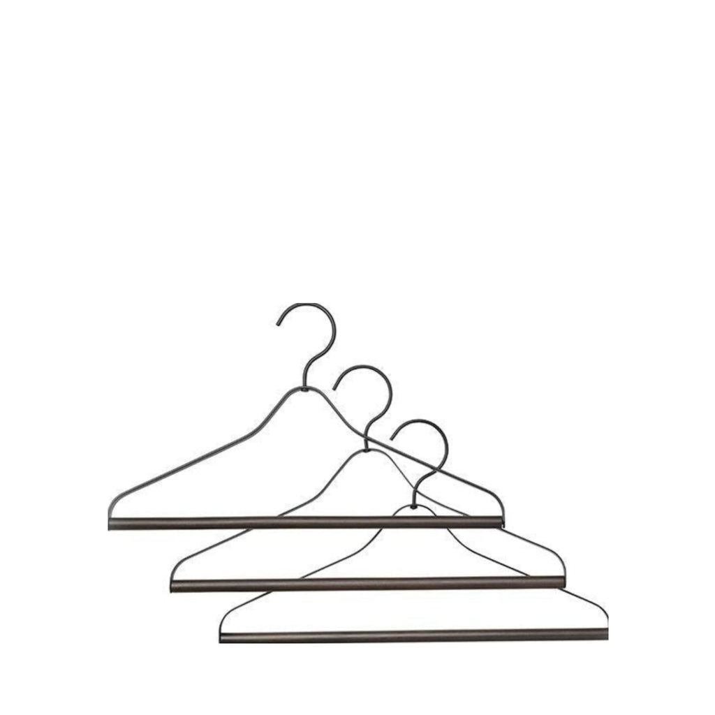 Ferm Living Coat Hanger, Black (Set Of 3)