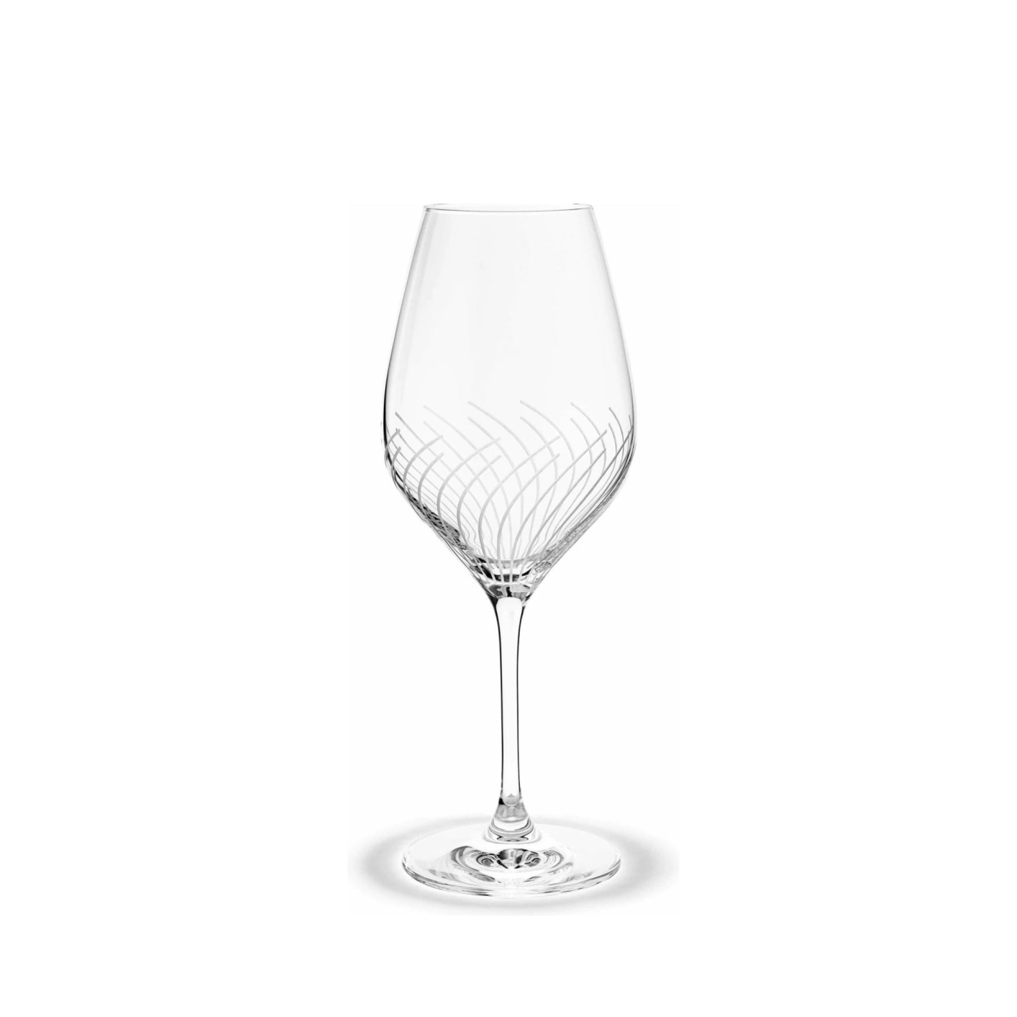 Holmegaard Cabernet Lines White Wine Glass, 2 Pcs.