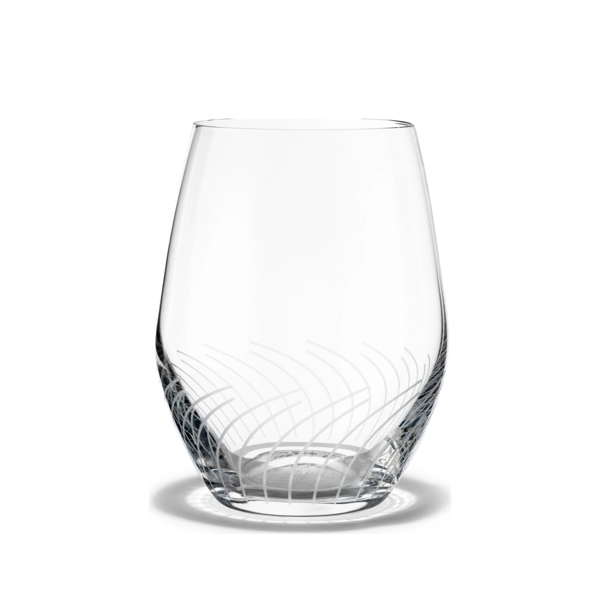 Holmegaard Cabernet Lines Water Glass, 2 Pcs.
