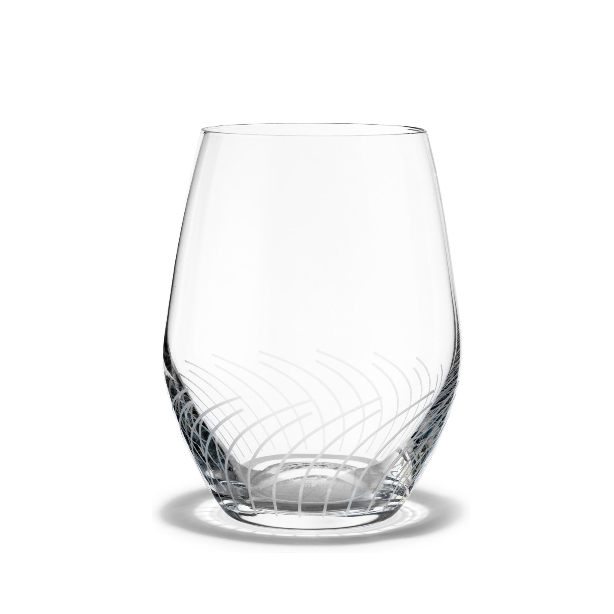 Holmegaard Cabernet Lines Water Glass, 2 Pcs.