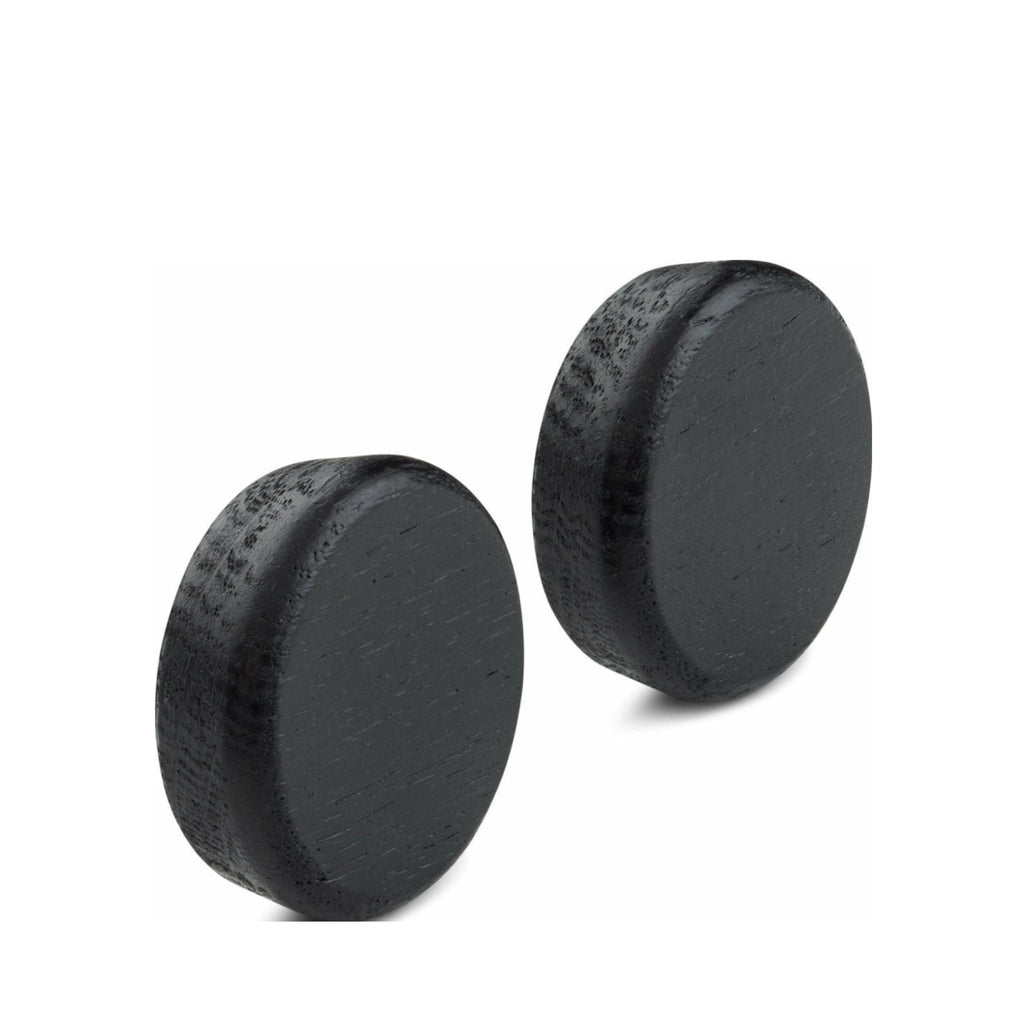 Gejst Flex Magnet Button Black 4cm, Oak Magnetic Pin For Home & Office