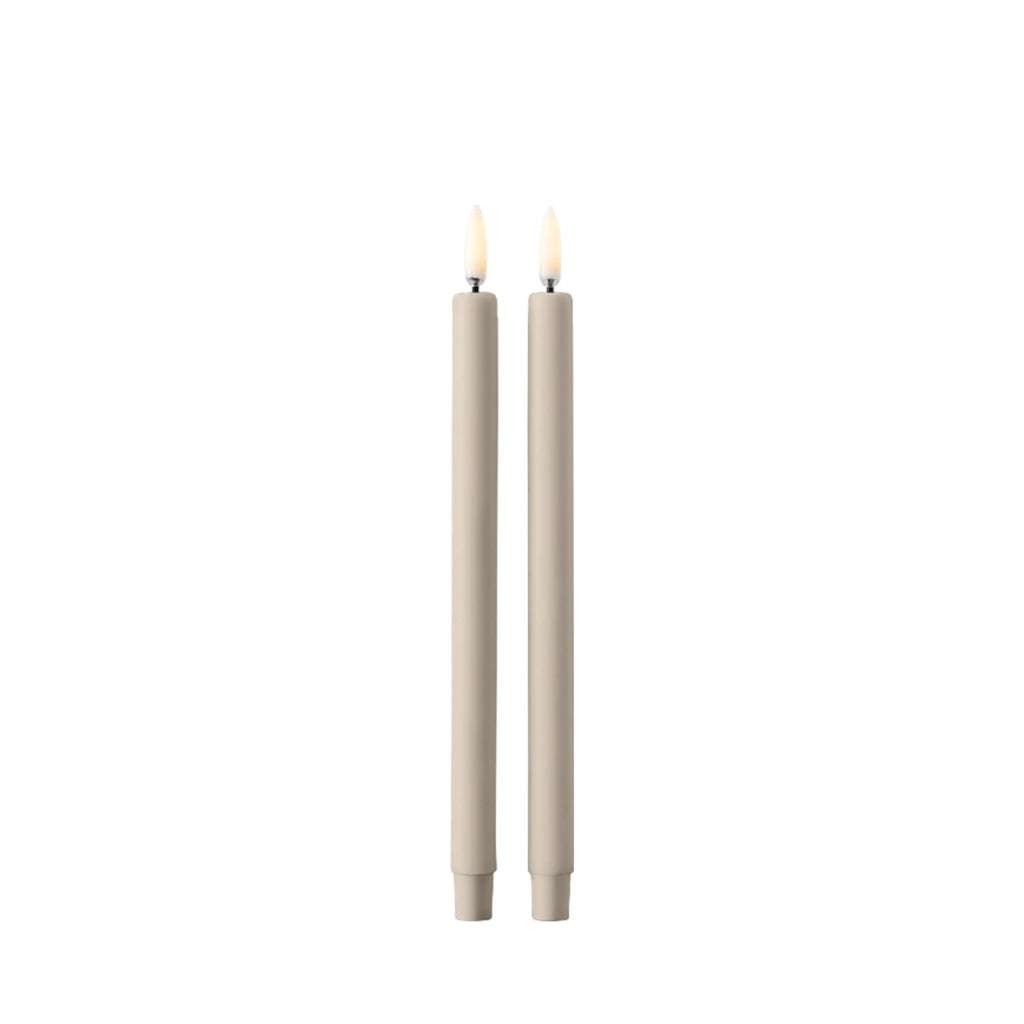 Stoff Nagel Led Candles By Uyuni Lighting Set Of 2, Sand