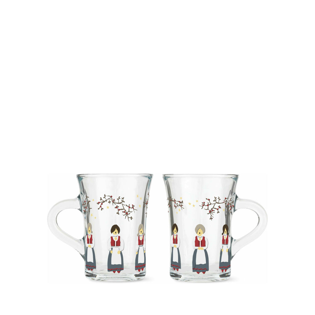 Holmegaard Holmegaard Christmas Christmas Hot Drink Glass , 2 Pcs.