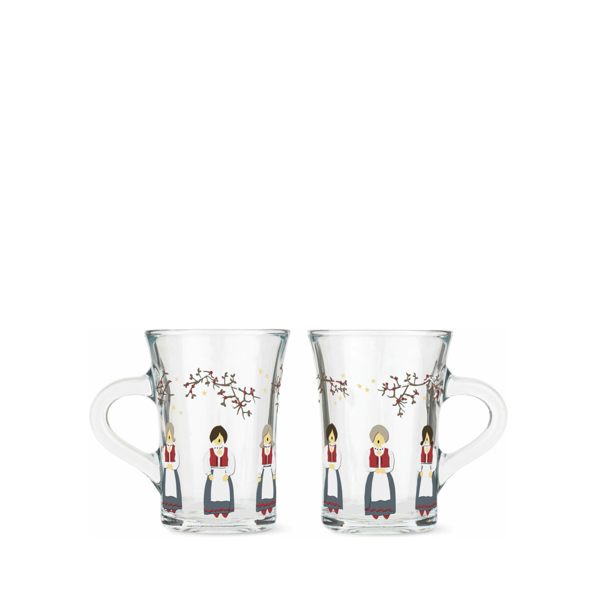 Holmegaard Holmegaard Christmas Christmas Hot Drink Glass , 2 Pcs.
