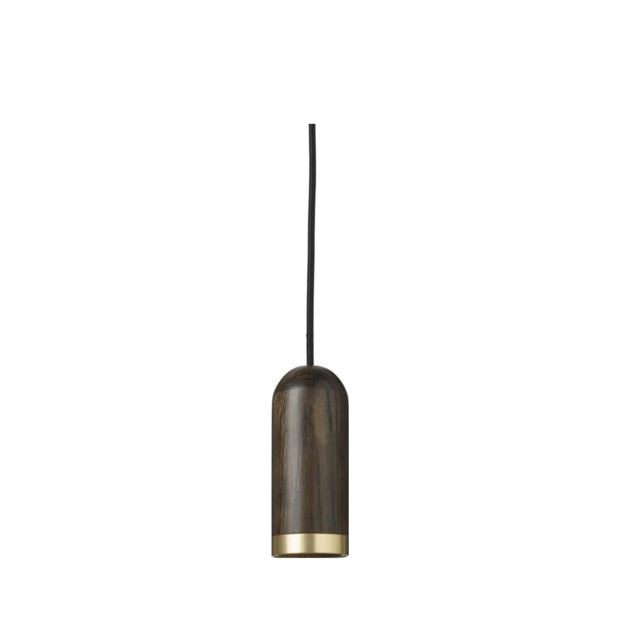 Spring Copenhagen Cylinder Pendant Lamp, Stained Oak