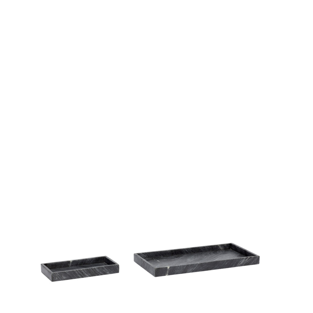 Hübsch Grand Trays (Set Of 2), Black