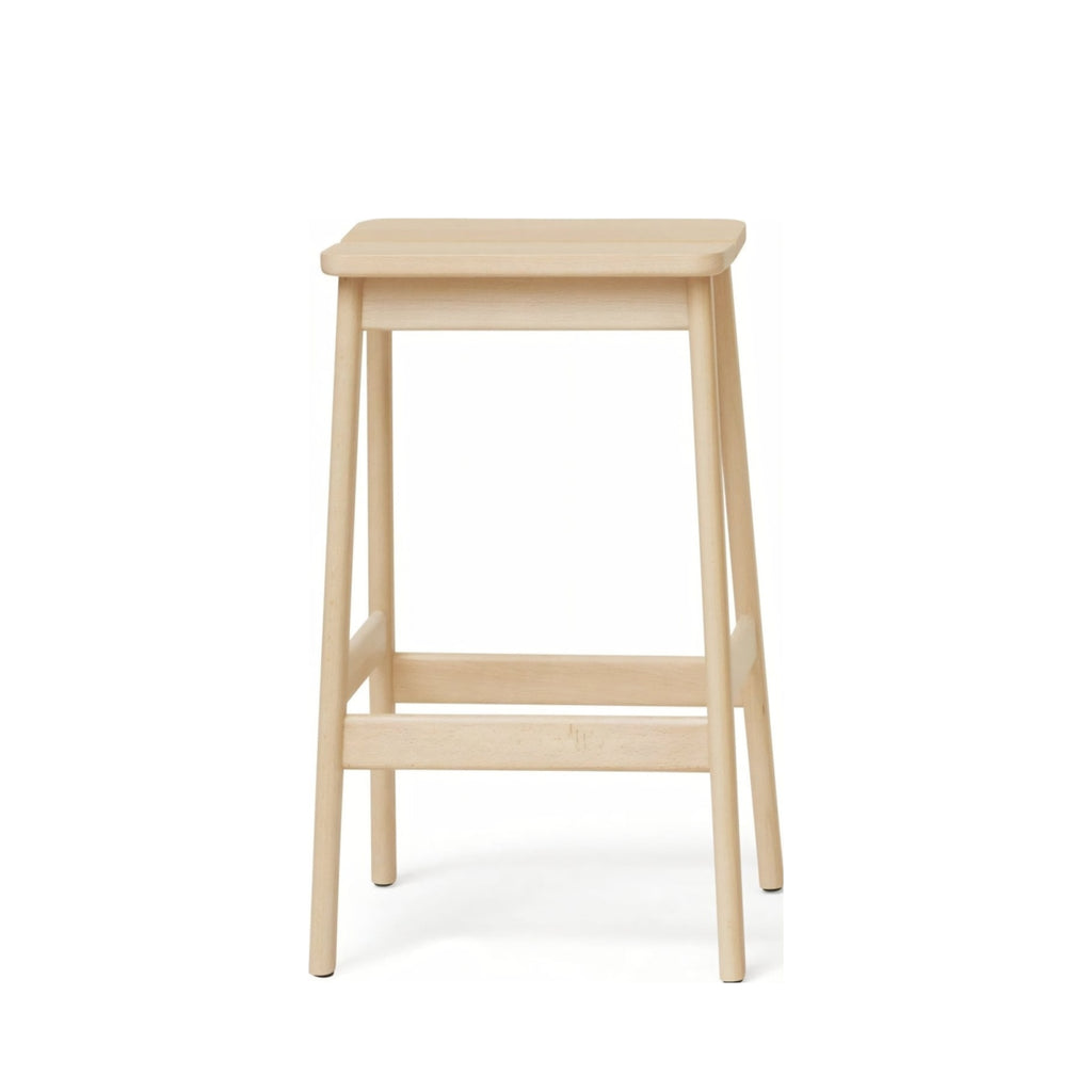 Form & Refine Angle Standard Bar Stool 65 cm — Beech Solid Wood