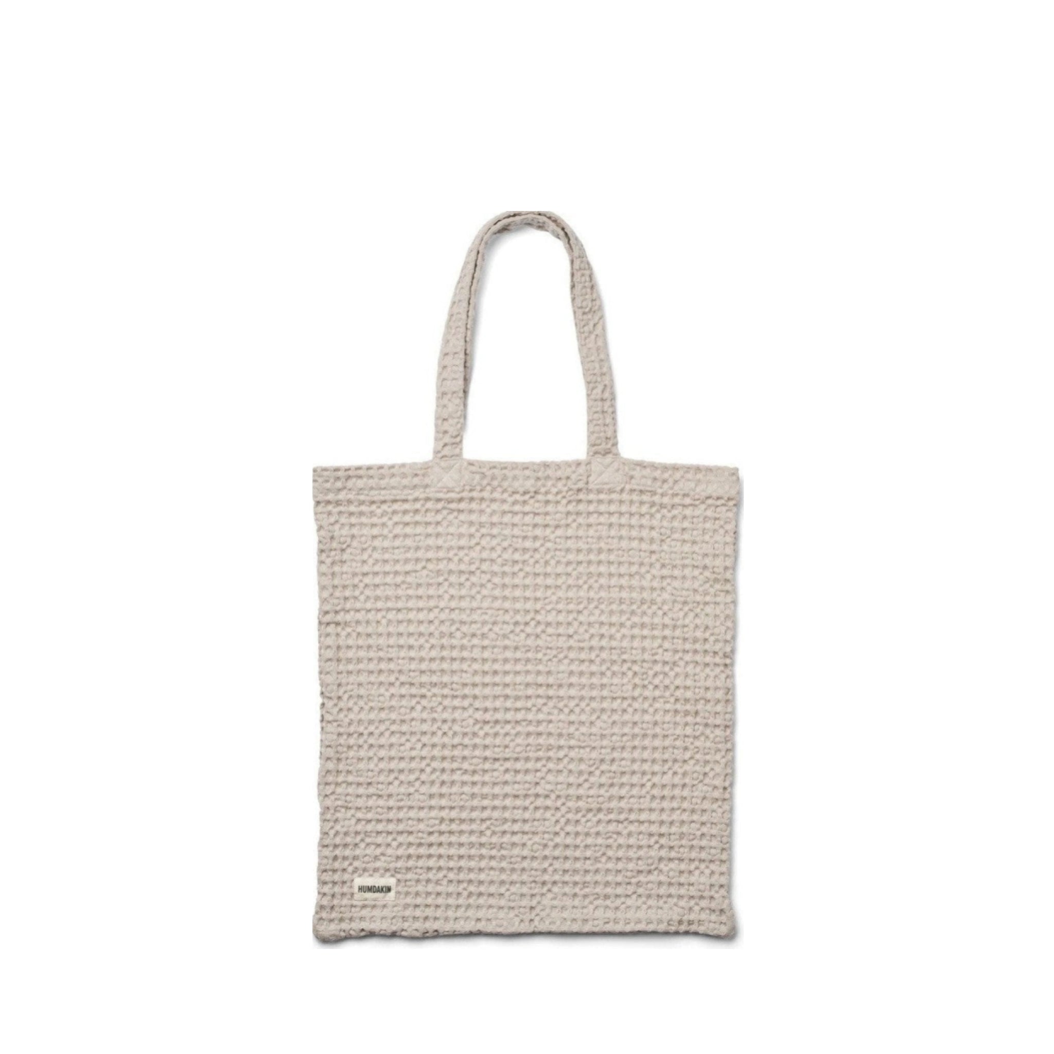 Humdakin Waffle Tote Bag, Light Stone