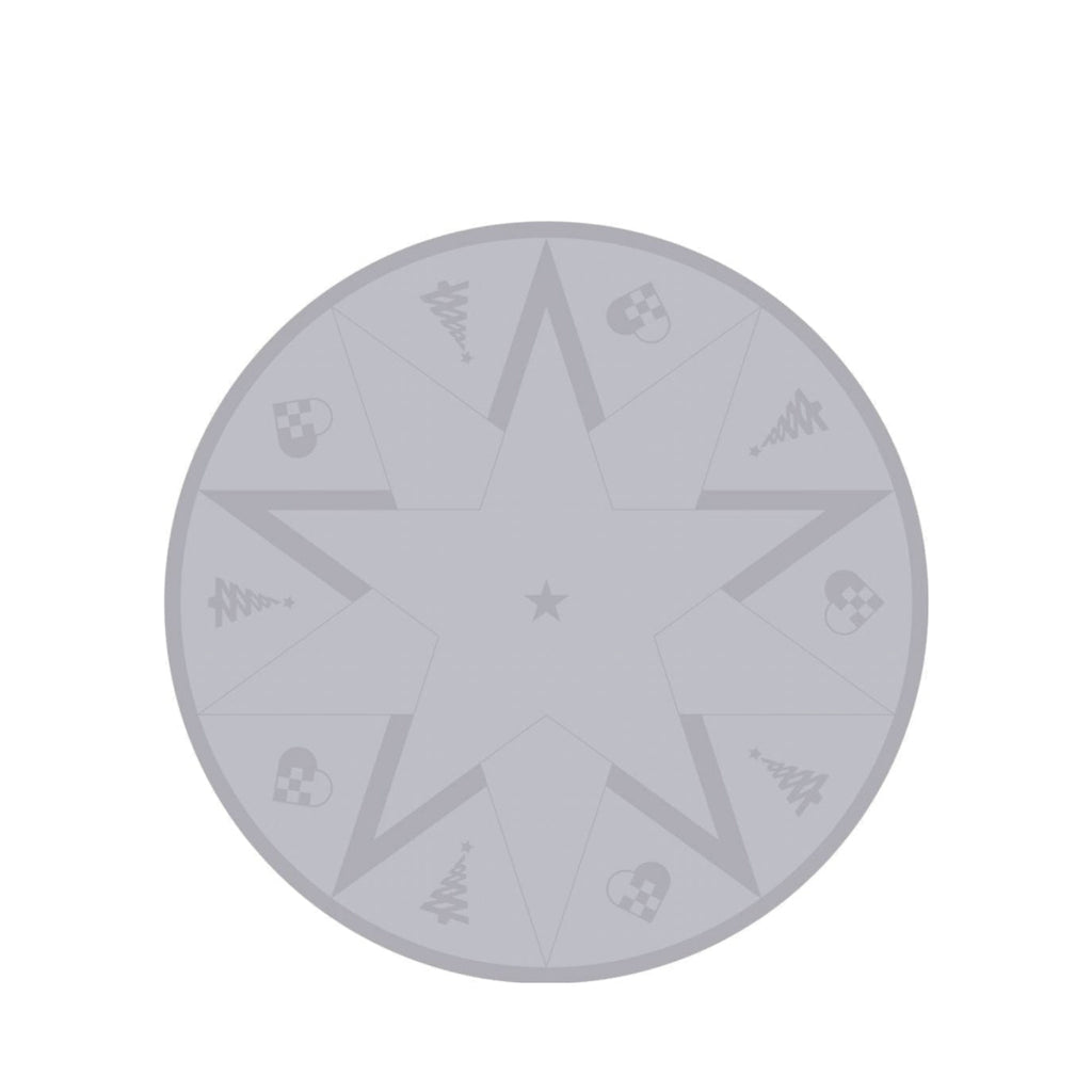 Novoform Design Stars Christmas Rug, Winter Grey