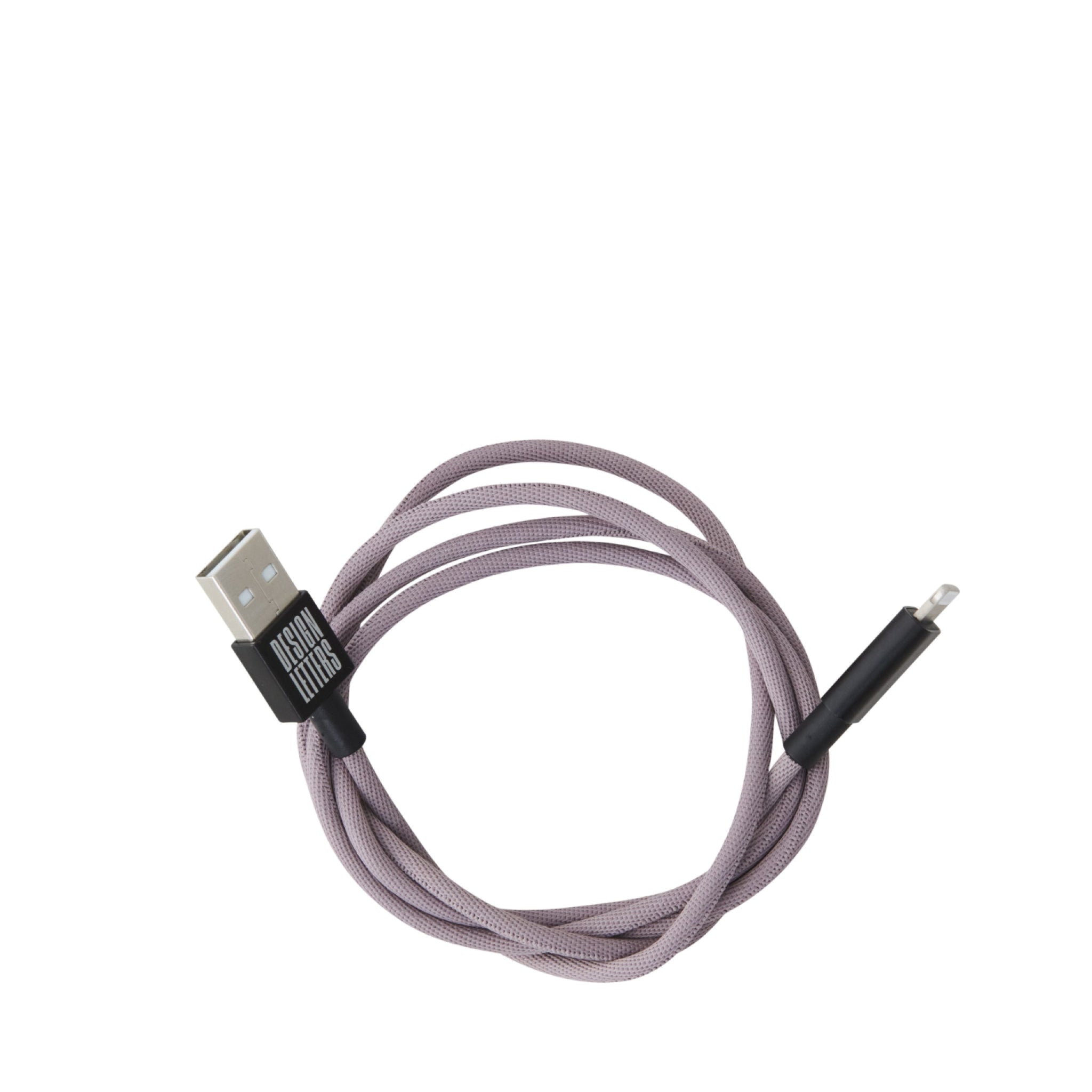 Design Letters Favorite Cable iPhone 1m, lavender