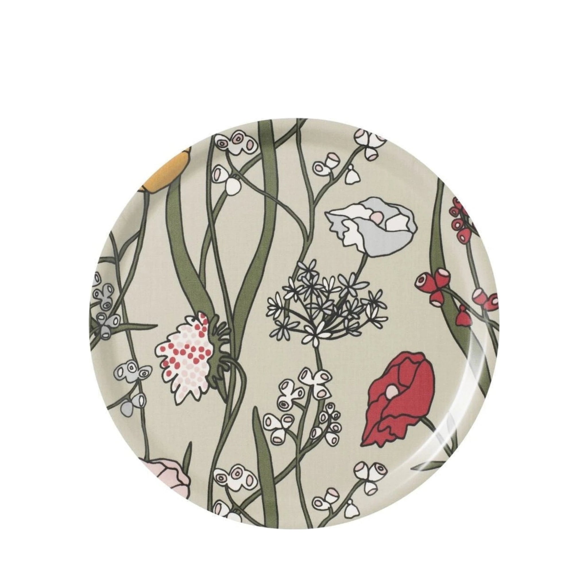 Spira äng Tray, Linen