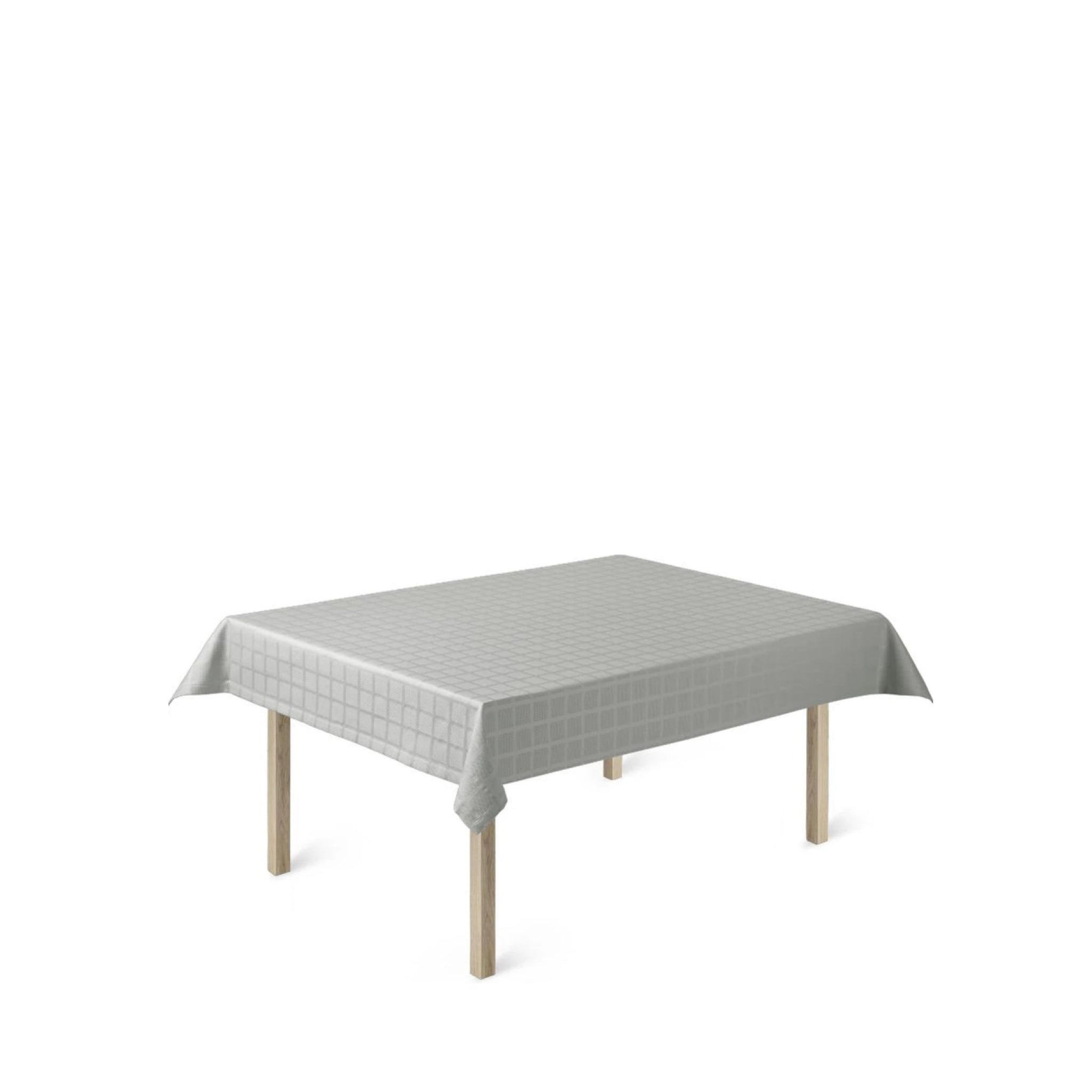 Juna Brick Damascus Tablecloth Grey, 150x220 Cm