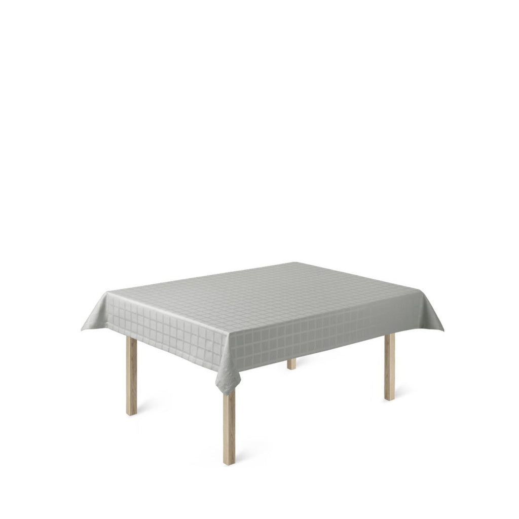 Juna Brick Damascus Tablecloth Grey, 150x270 Cm