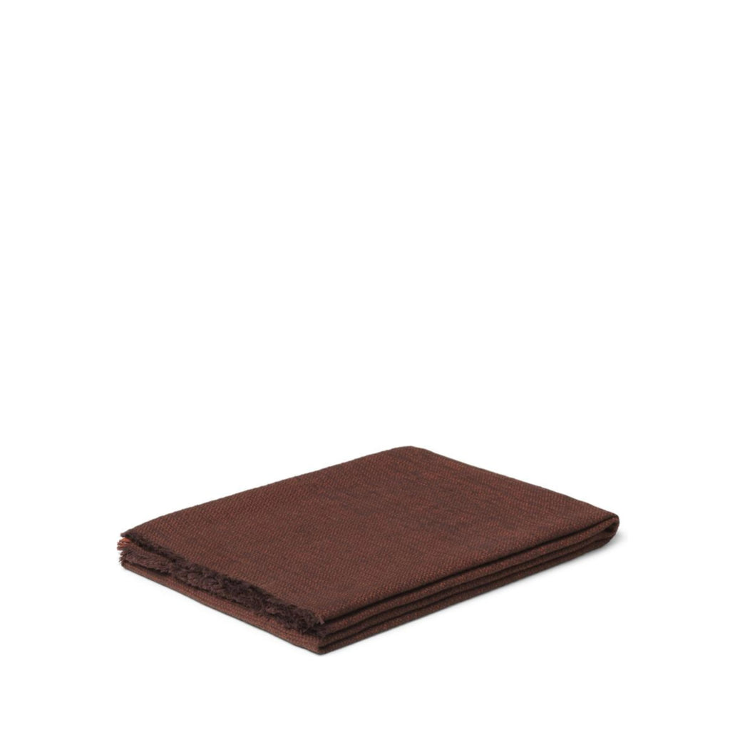 Juna Reflection Towel Chocolate, 90x180 Cm