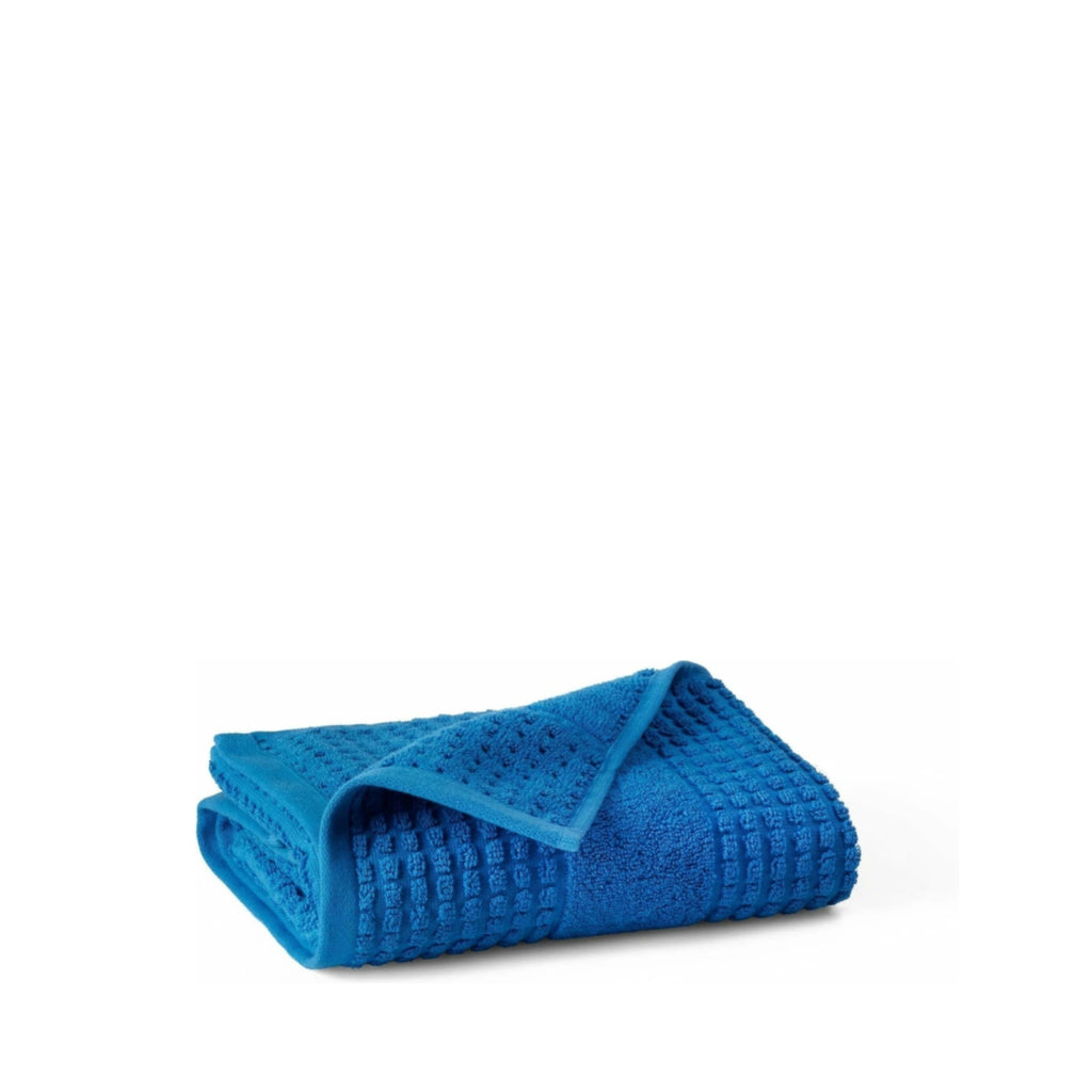 Juna Check towel 50x100 cm, blue