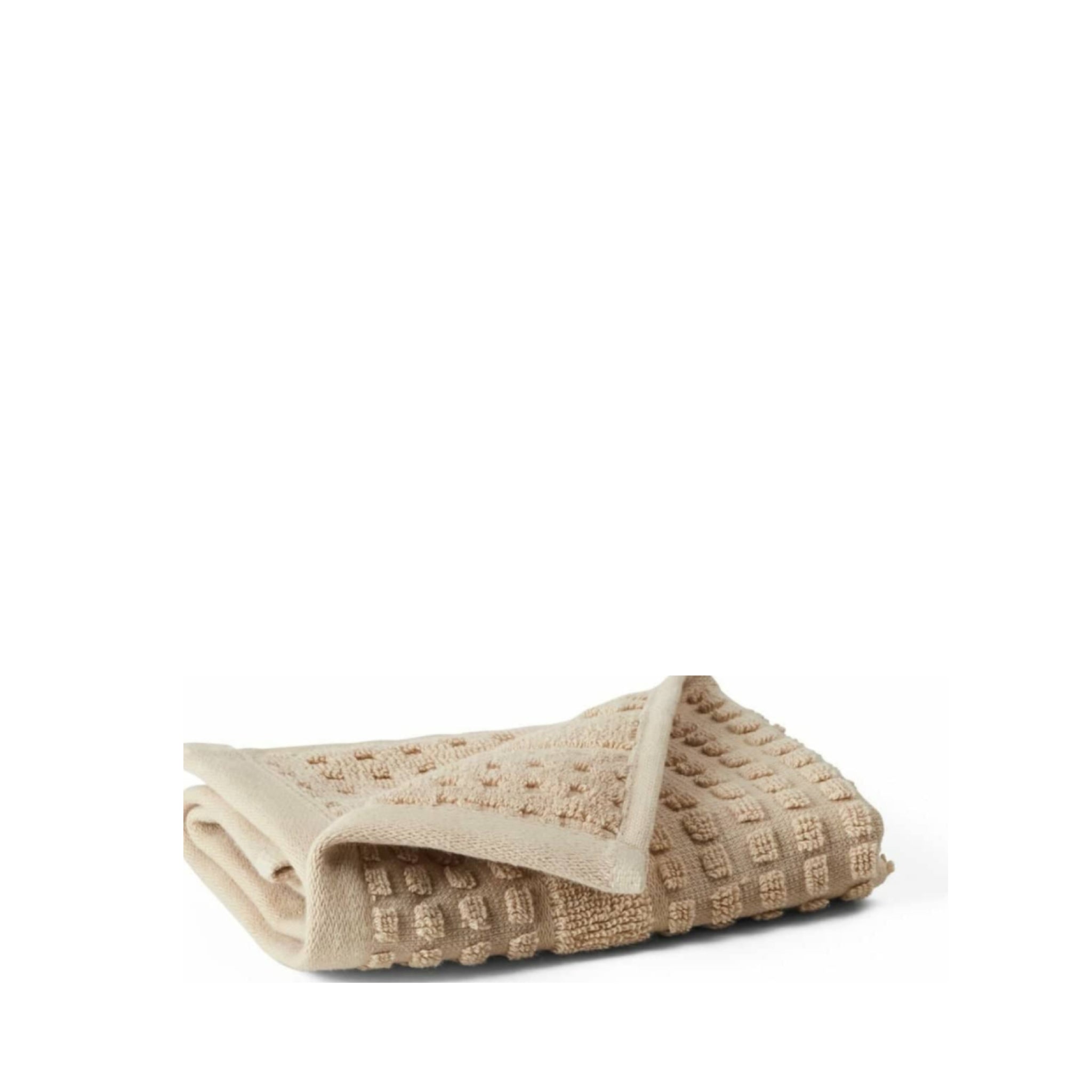 Juna Check Washcloth 30x30 Cm, Sand