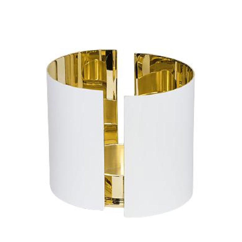 Skultuna Infinity Candlestick Large, White
