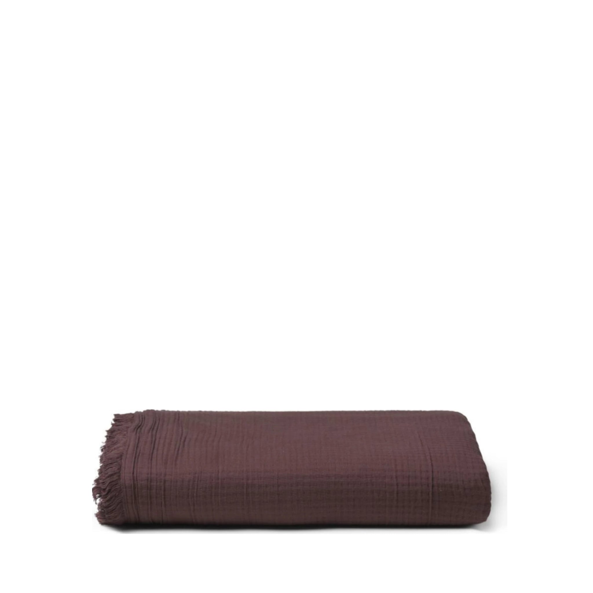 Juna View Bedspread Chocolate, 190x260 Cm