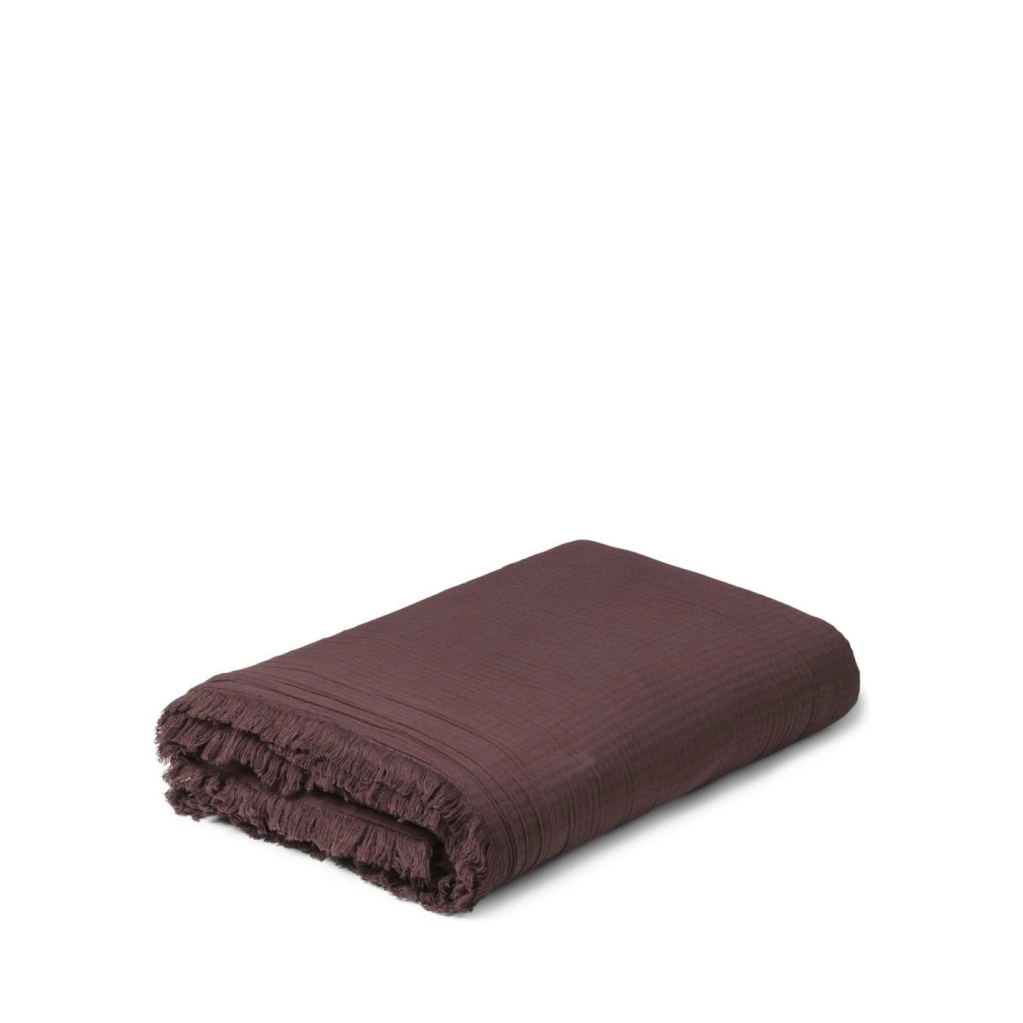 Juna View Bedspread Chocolate, 280x260 Cm