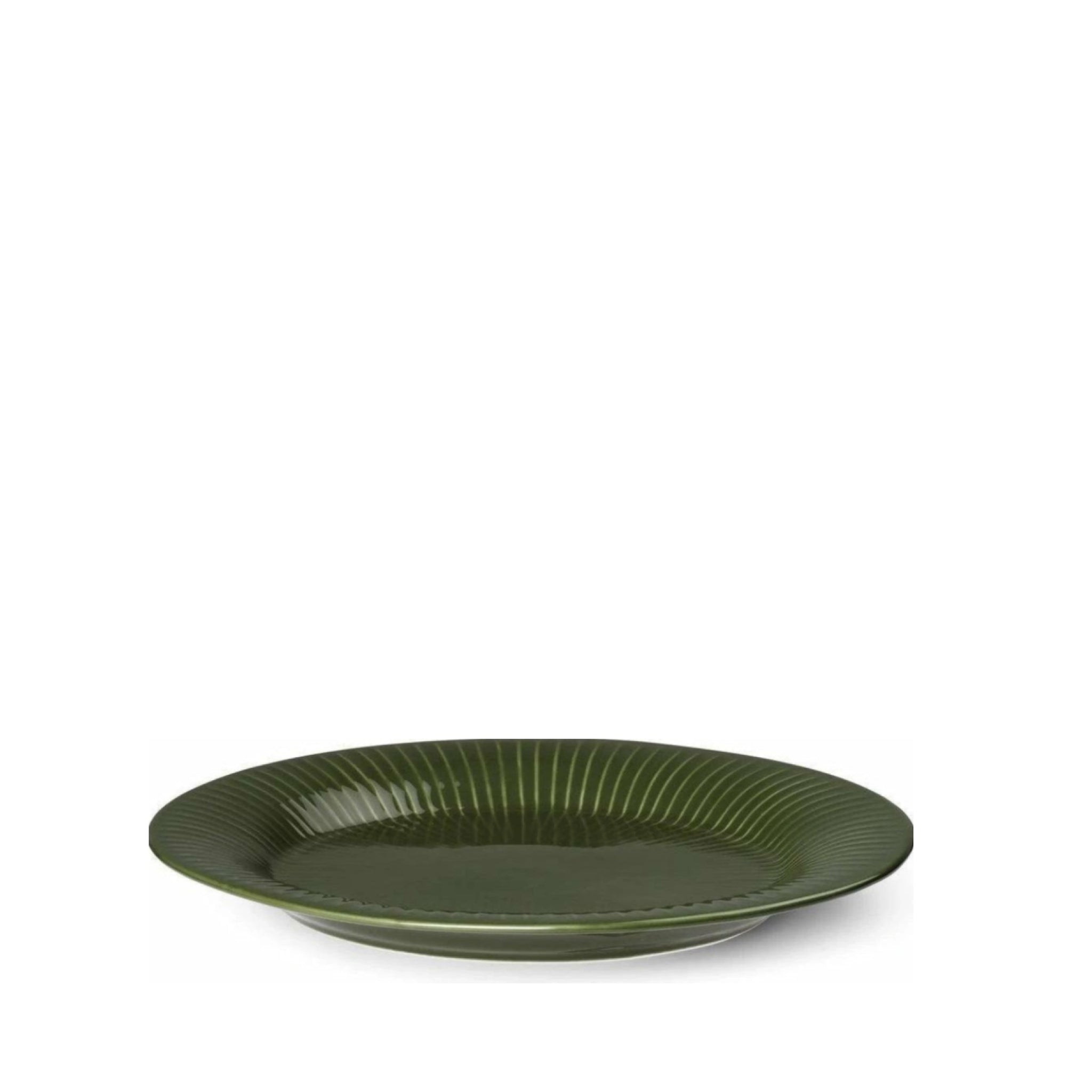 Kähler Hammershøi Oval Bowl, Dark Green
