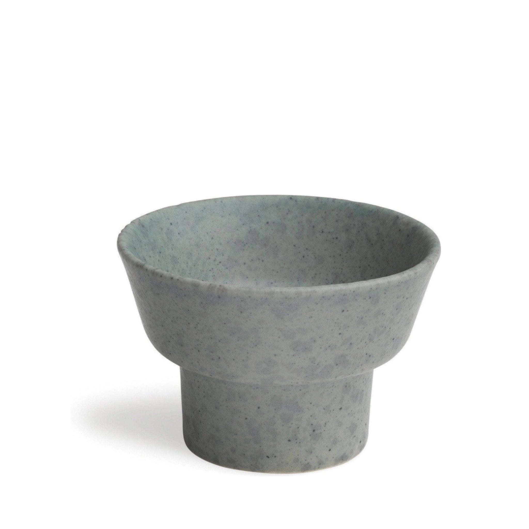 Kähler Ombria Candle Holder, Granite Green