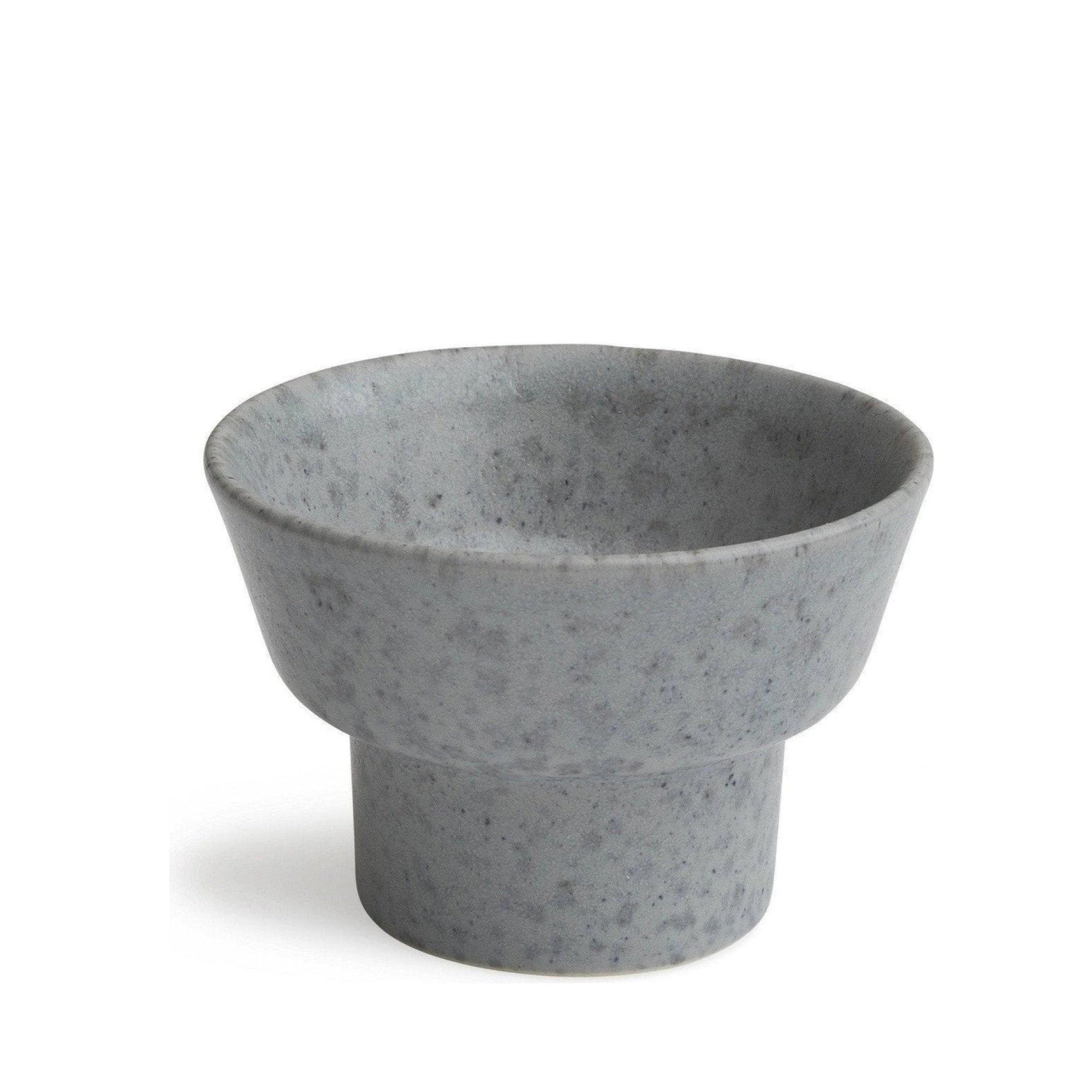 Kähler Ombria Candle Holder, Slate Grey