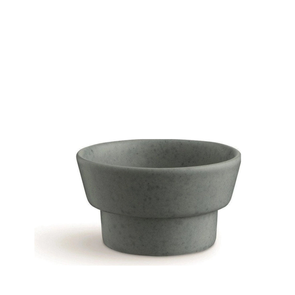 Kähler Ombria Block Candle Holder, Granite Green