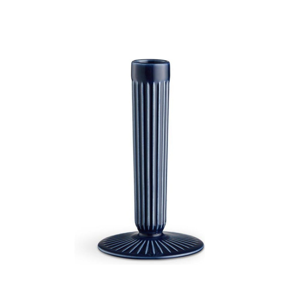 Kähler Hammershøi Candle Holds Indigo Medium, H160 Mm
