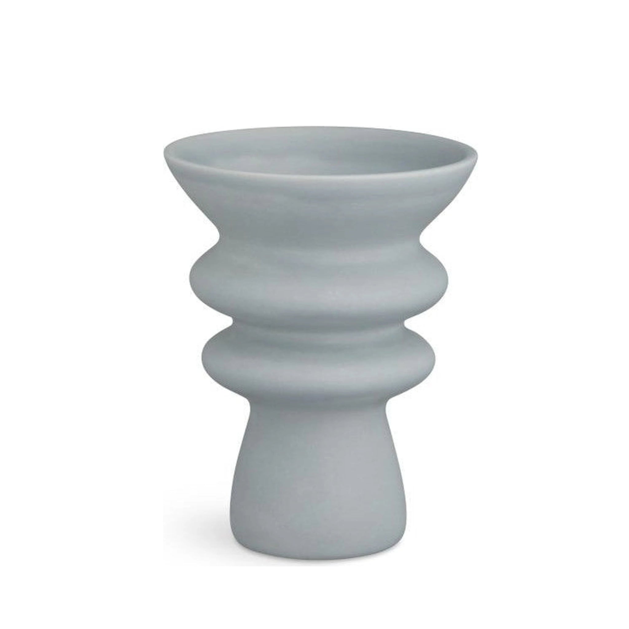 Kähler Contour Vase Blue, 20cm