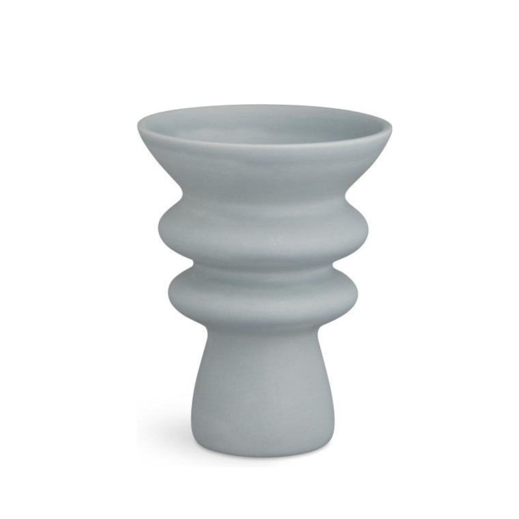 Kähler Contour Vase Blue, 20cm