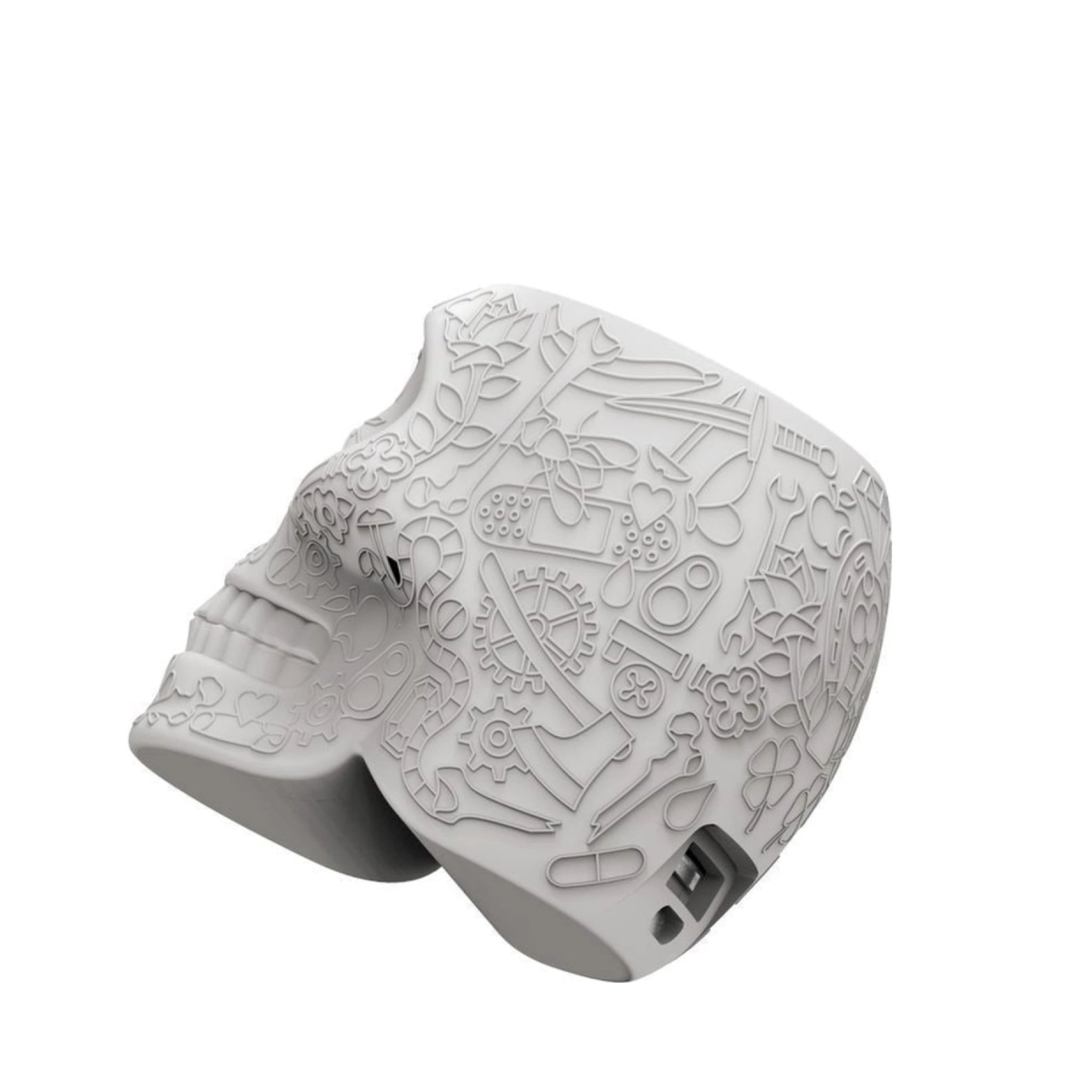 Qeeboo Mini Mexico Portable Charger, Grey