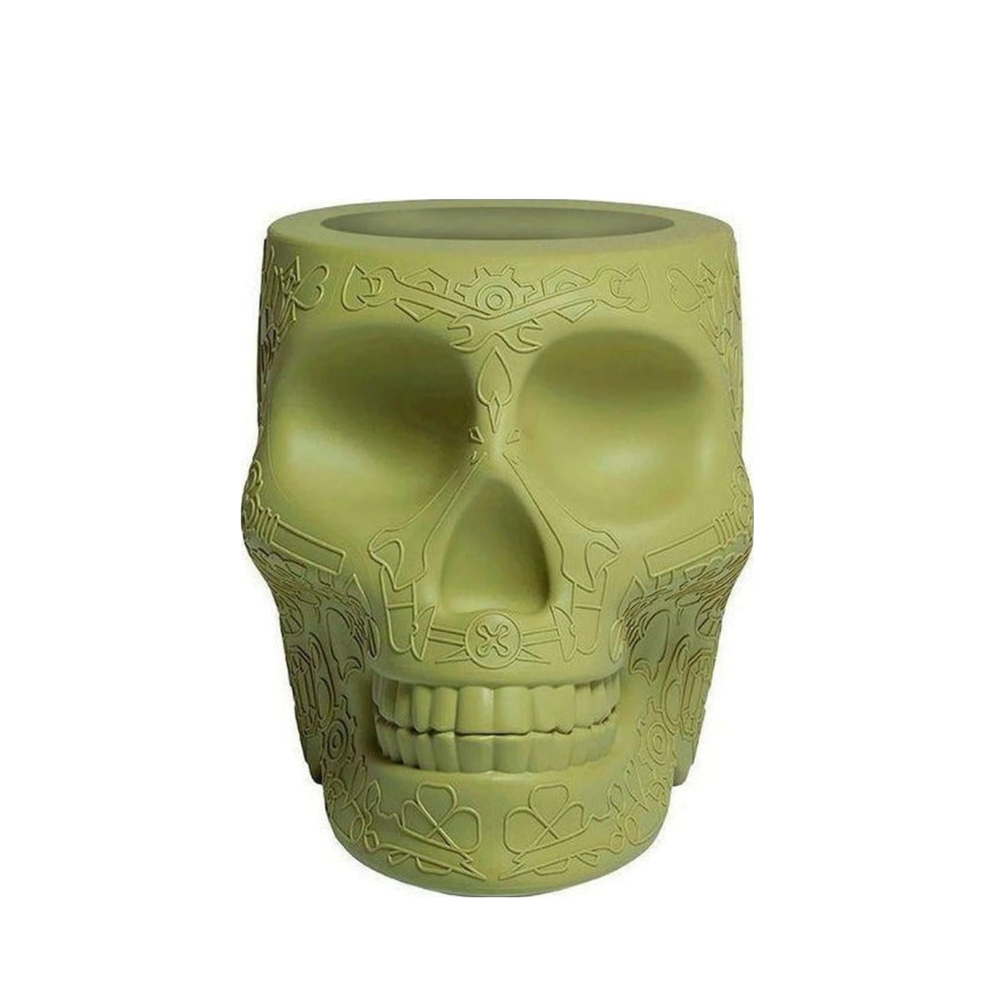 Qeeboo Mexico Planter & Pen Holder XS in Lime - Unique Home Decor Piece