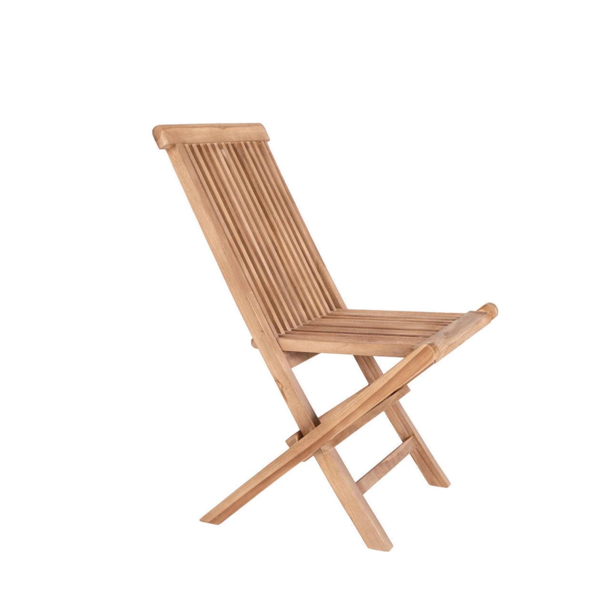 House Nordic Toledo Teak Wood Dining Chair - Natural Finish, 62x46x89cm