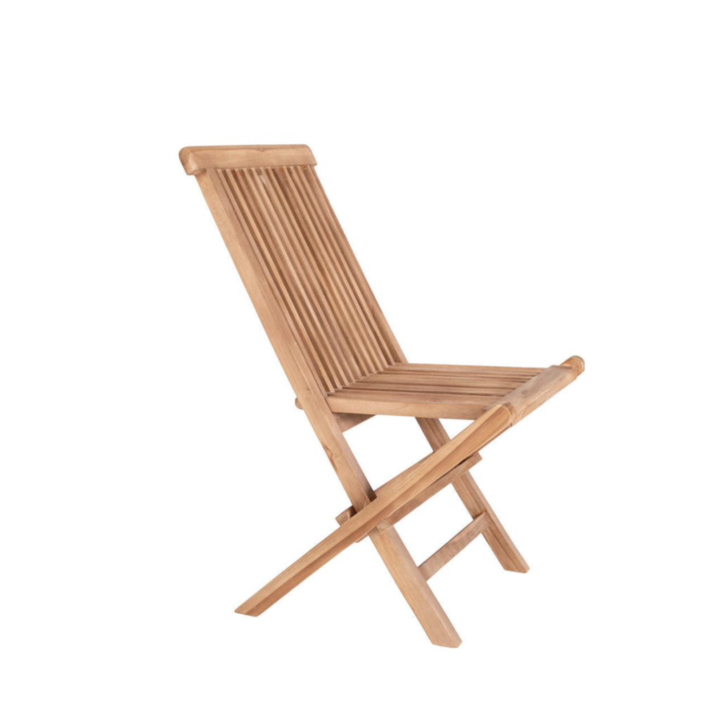 House Nordic Toledo Dining Chair In Teak Wood, Nature
