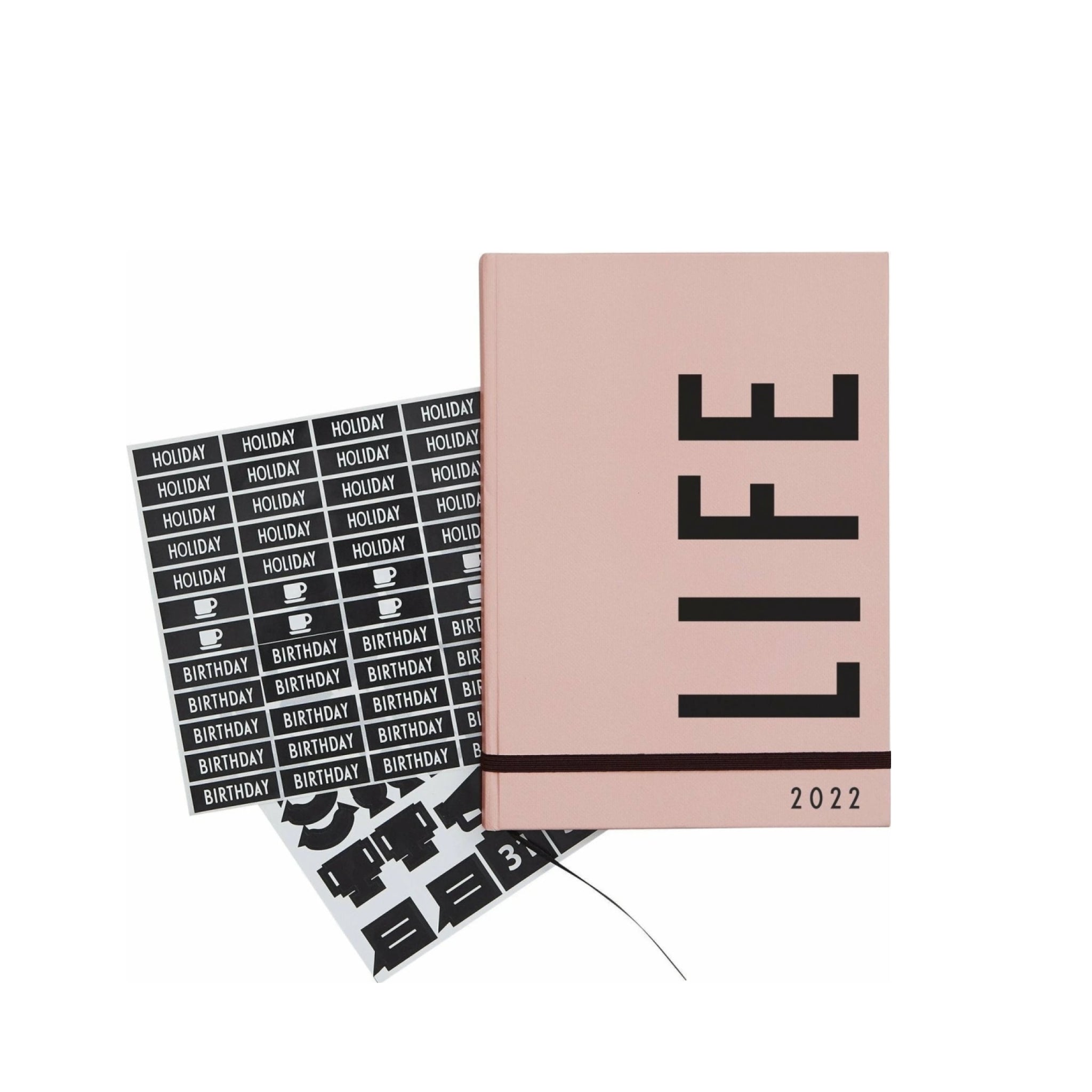 Design Letters Calendar Hardback 2022, Nude