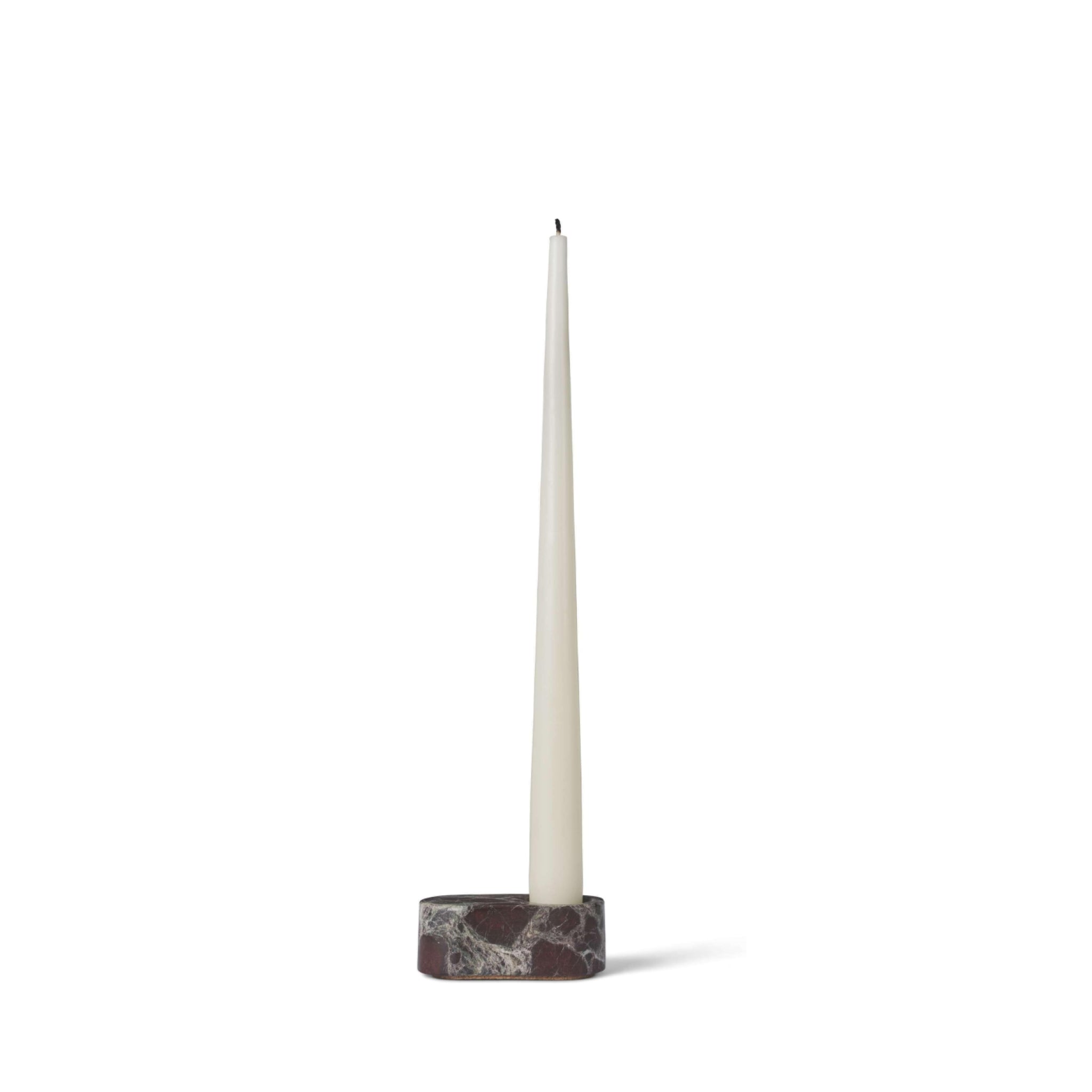 Spring Copenhagen Ovaali Candle Holder, Red