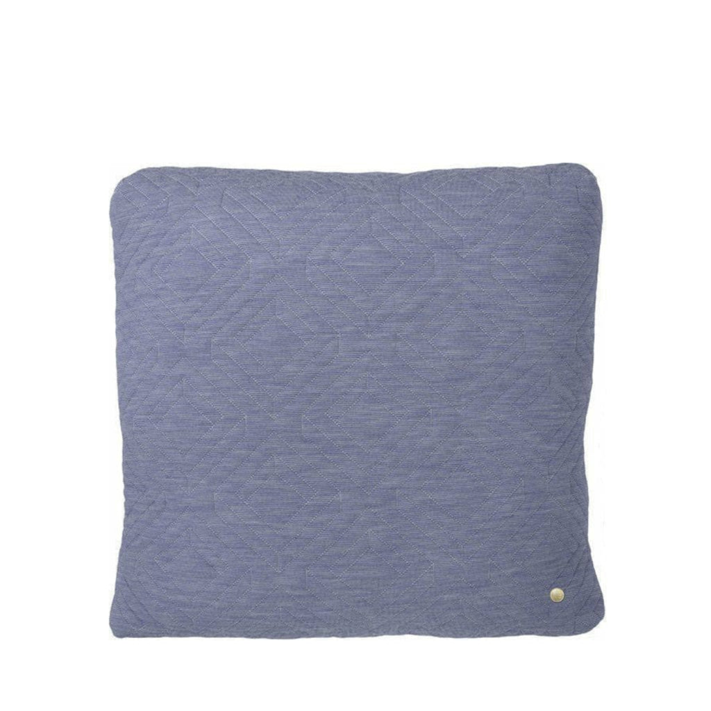 Ferm Living Quilt Cushion Light Blue, 45x45cm