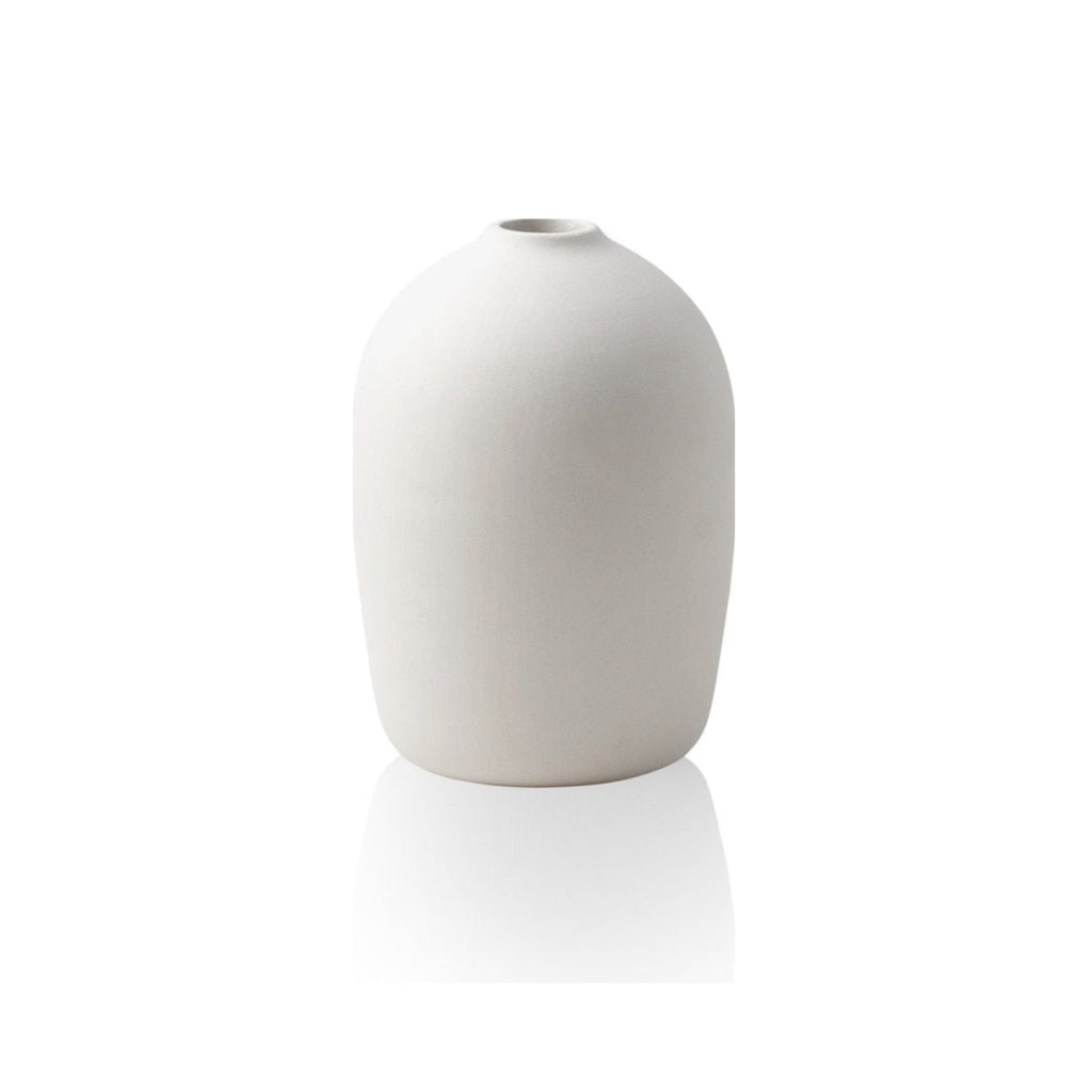 Malling Living Raw Vase 14,5 Cm, White