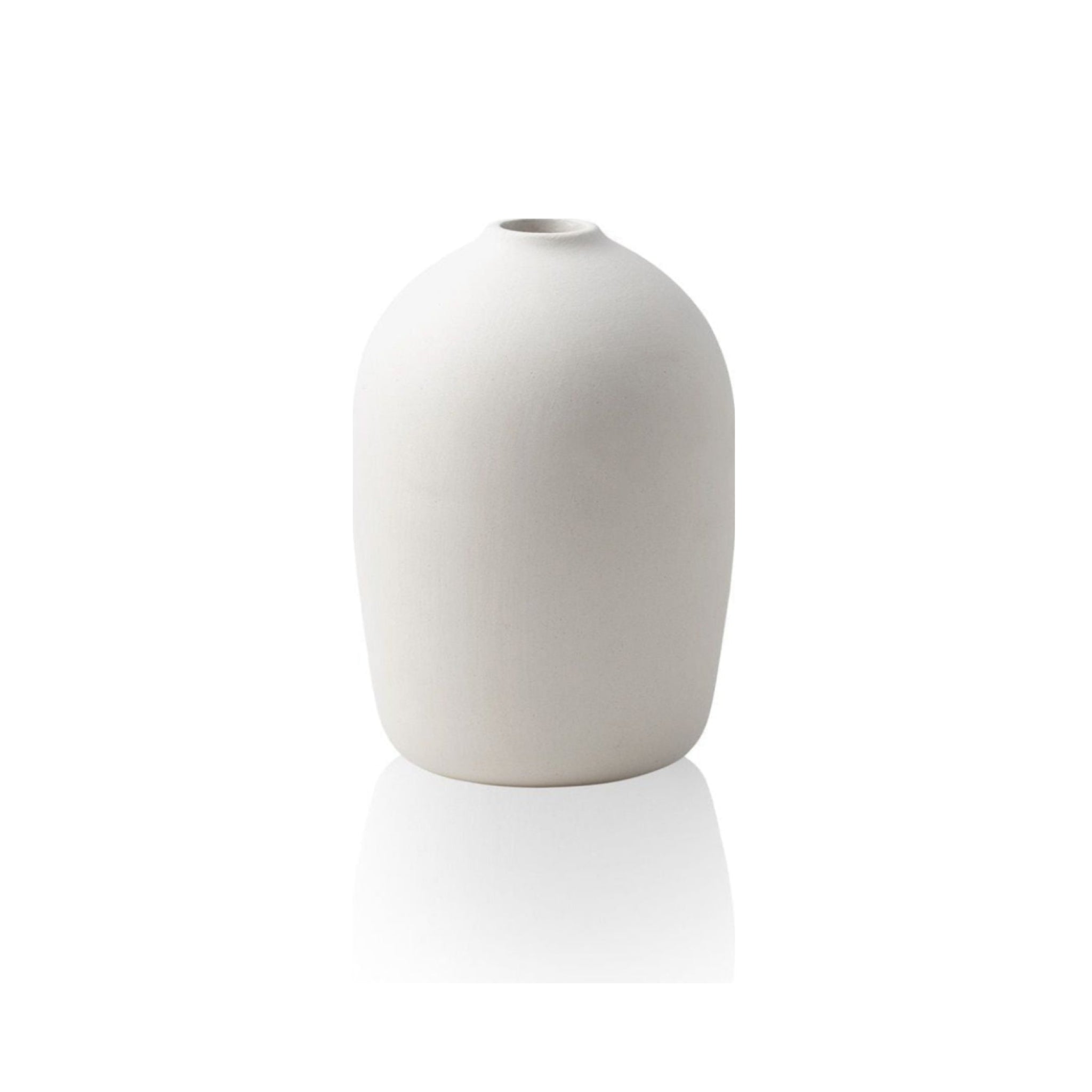 Malling Living Raw Vase 14,5 Cm, White