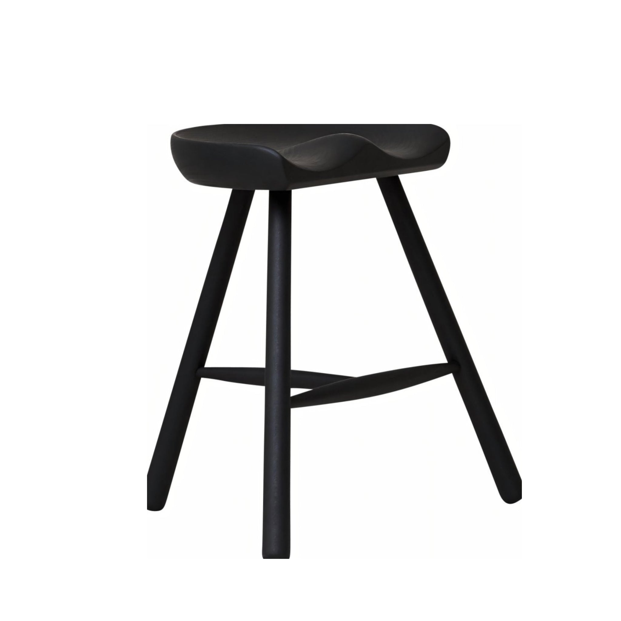 Form & Refine Shoemaker Chair 49 - Black-Stained Solid Beech, Danish