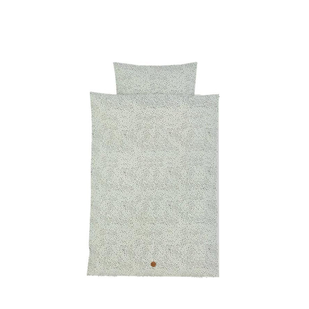 Ferm Living Mint Dot Bed Linen, Junior