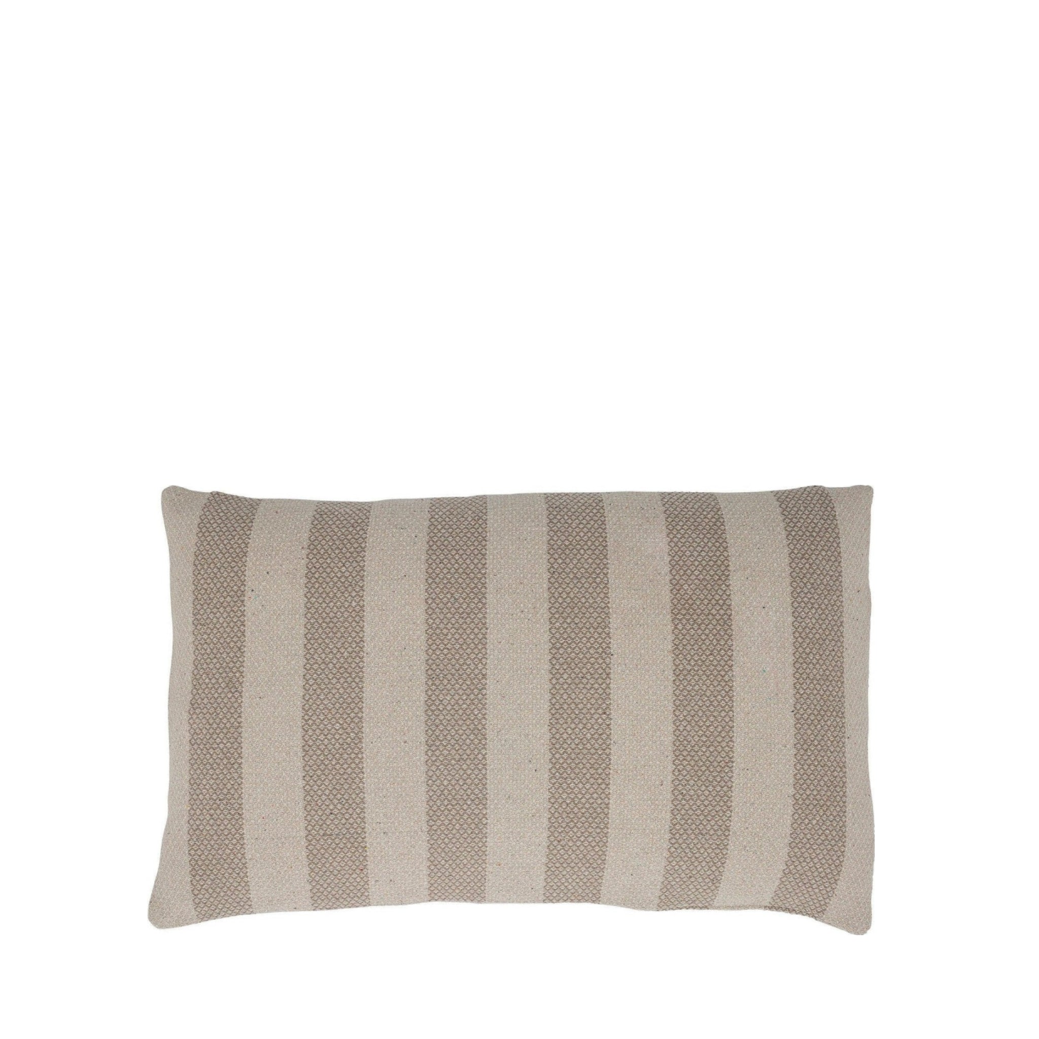 Bloomingville Eden Cushion, Brown, Recycled Cotton