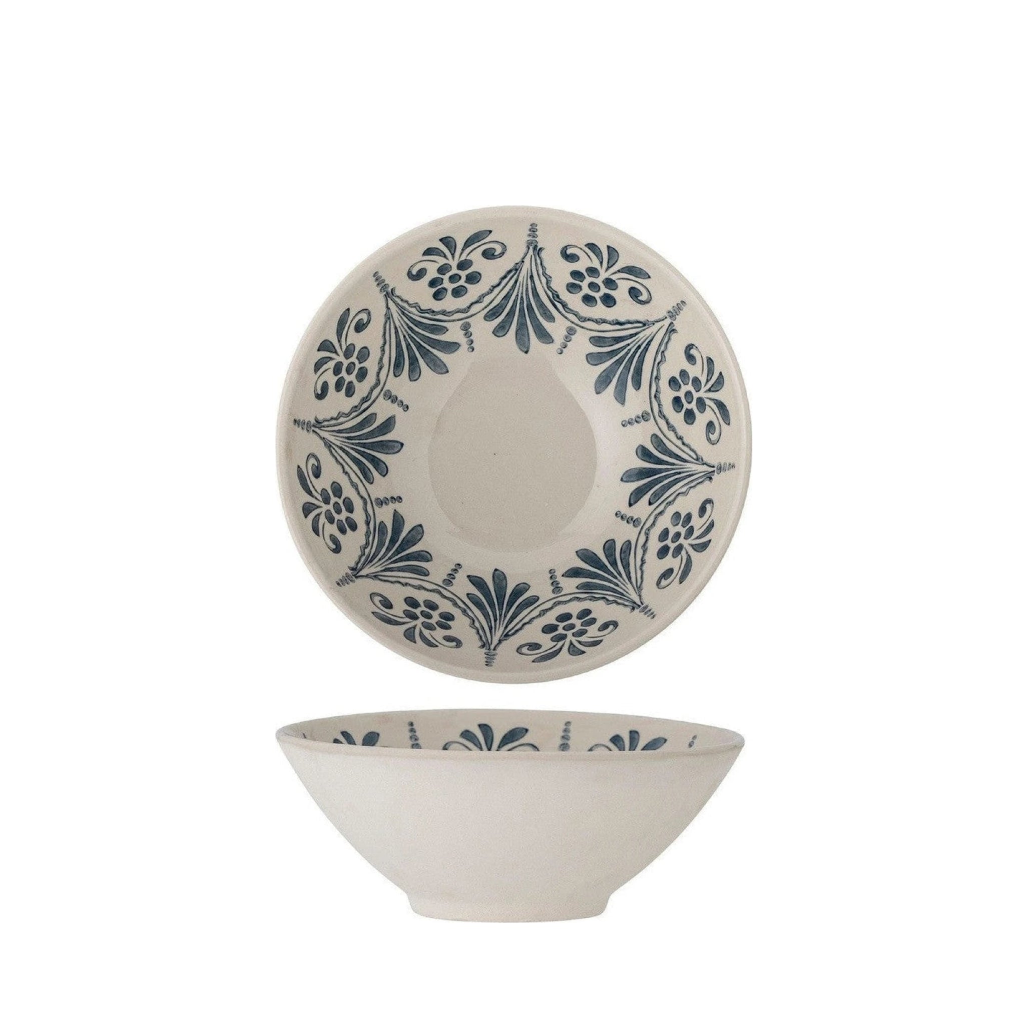 Bloomingville Heikki Bowl, Blue, Stoneware