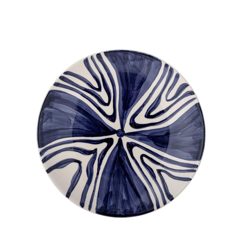 Bloomingville Shama Plate, Blue, Stoneware