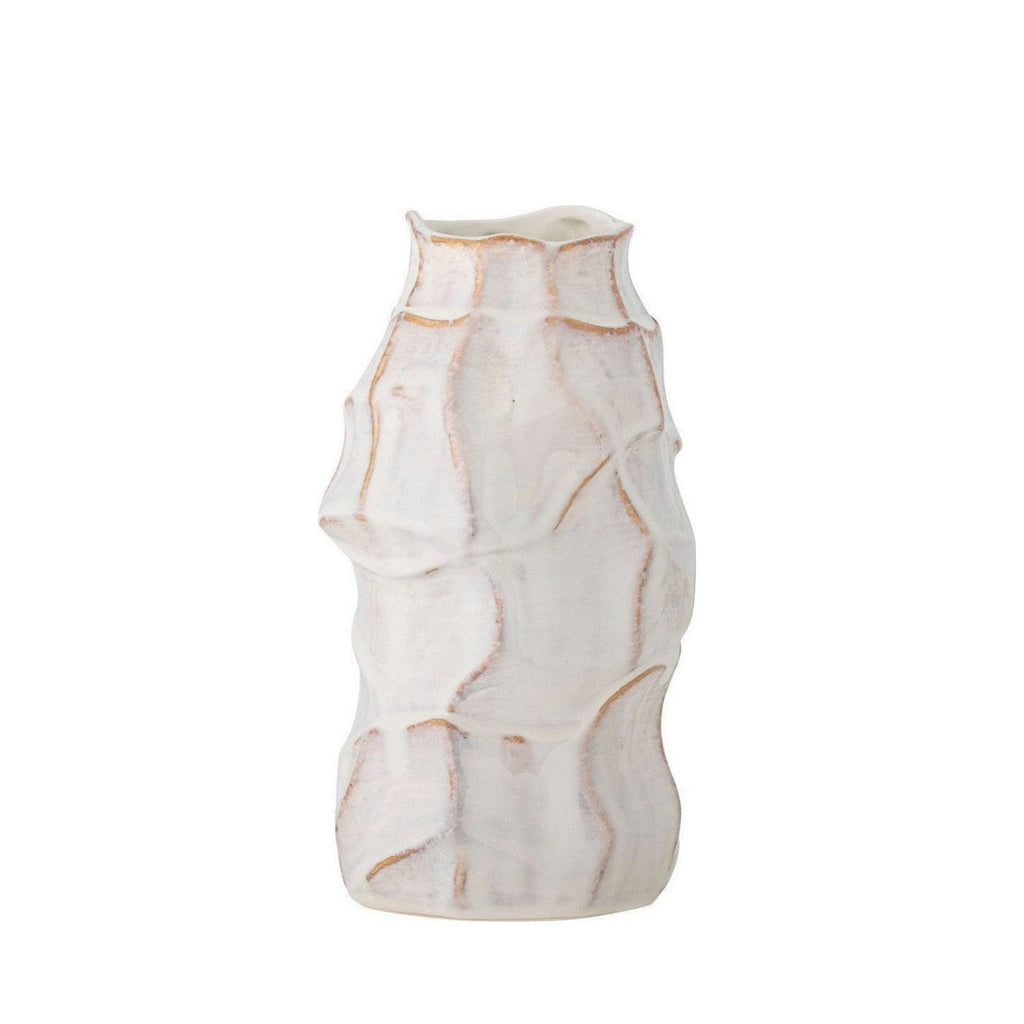 Bloomingville Dolores Vase, White, Stoneware