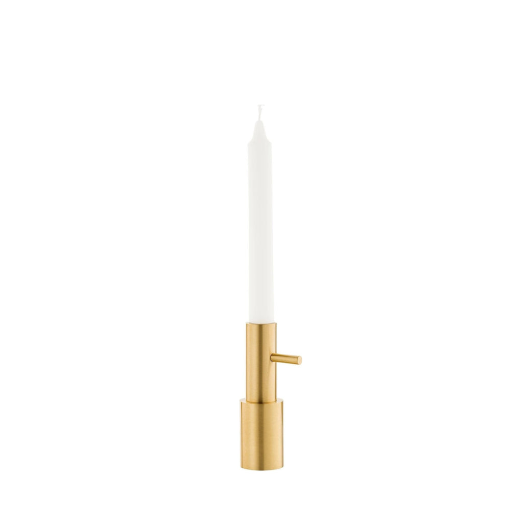 Fritz Hansen Candleholder Single #2, Brass