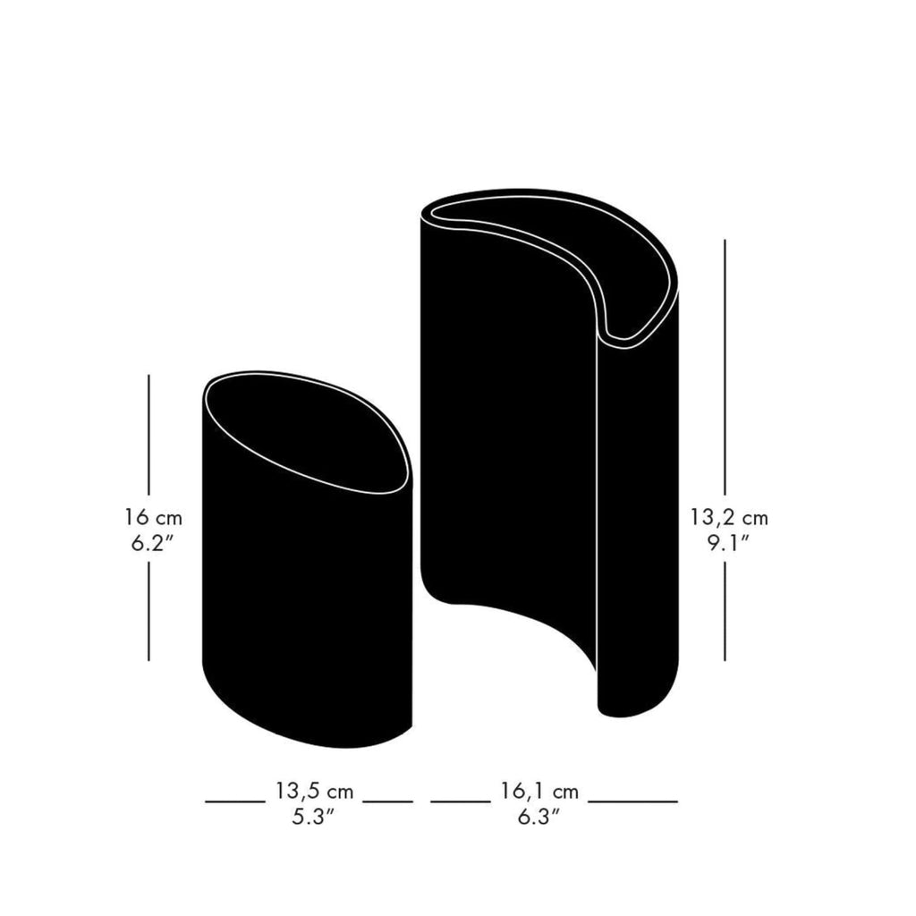 Fritz Hansen Moon Eye Vase Set