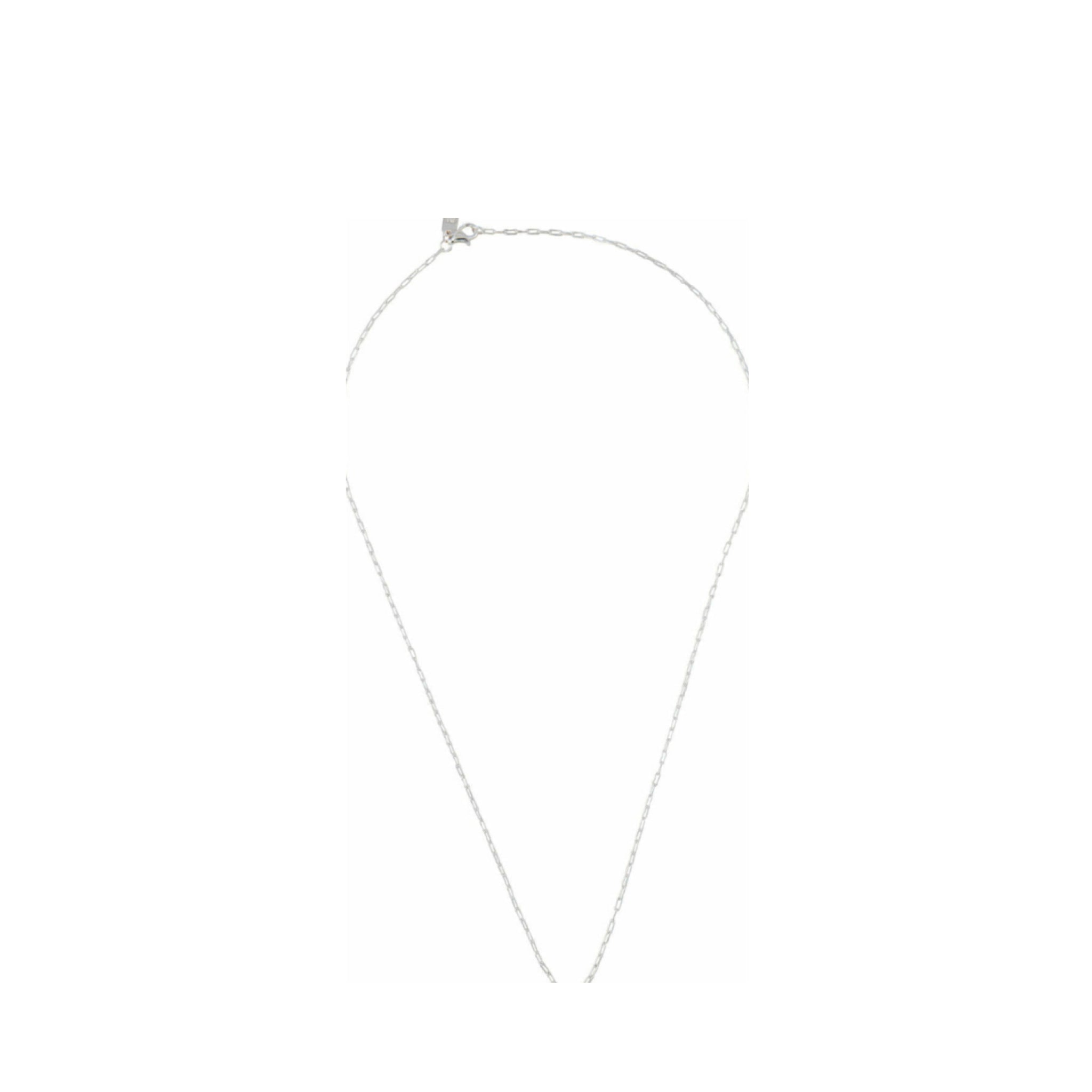 Design Letters Square Link Necklace 40 cm, 925 Sterling Silver