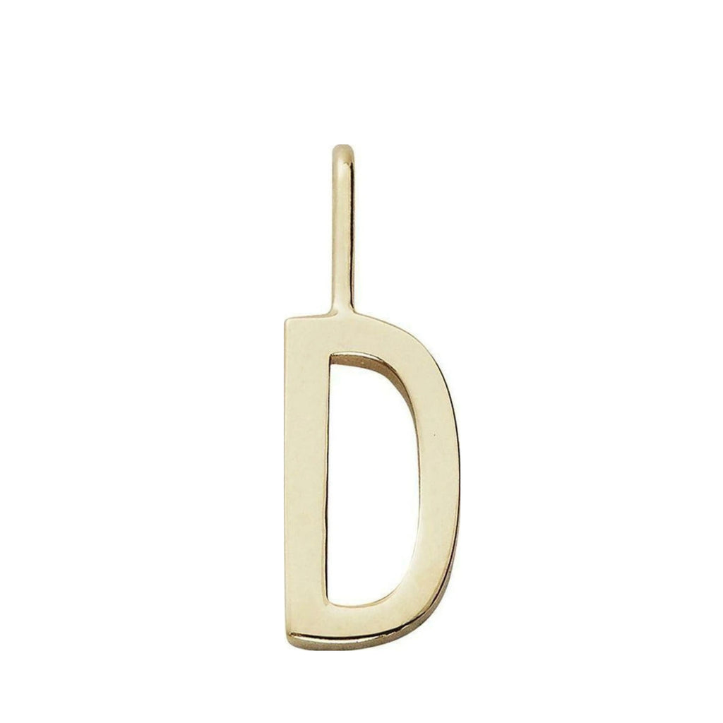 Design Letters Letters Pendant A-Z 30 mm, gold, D
