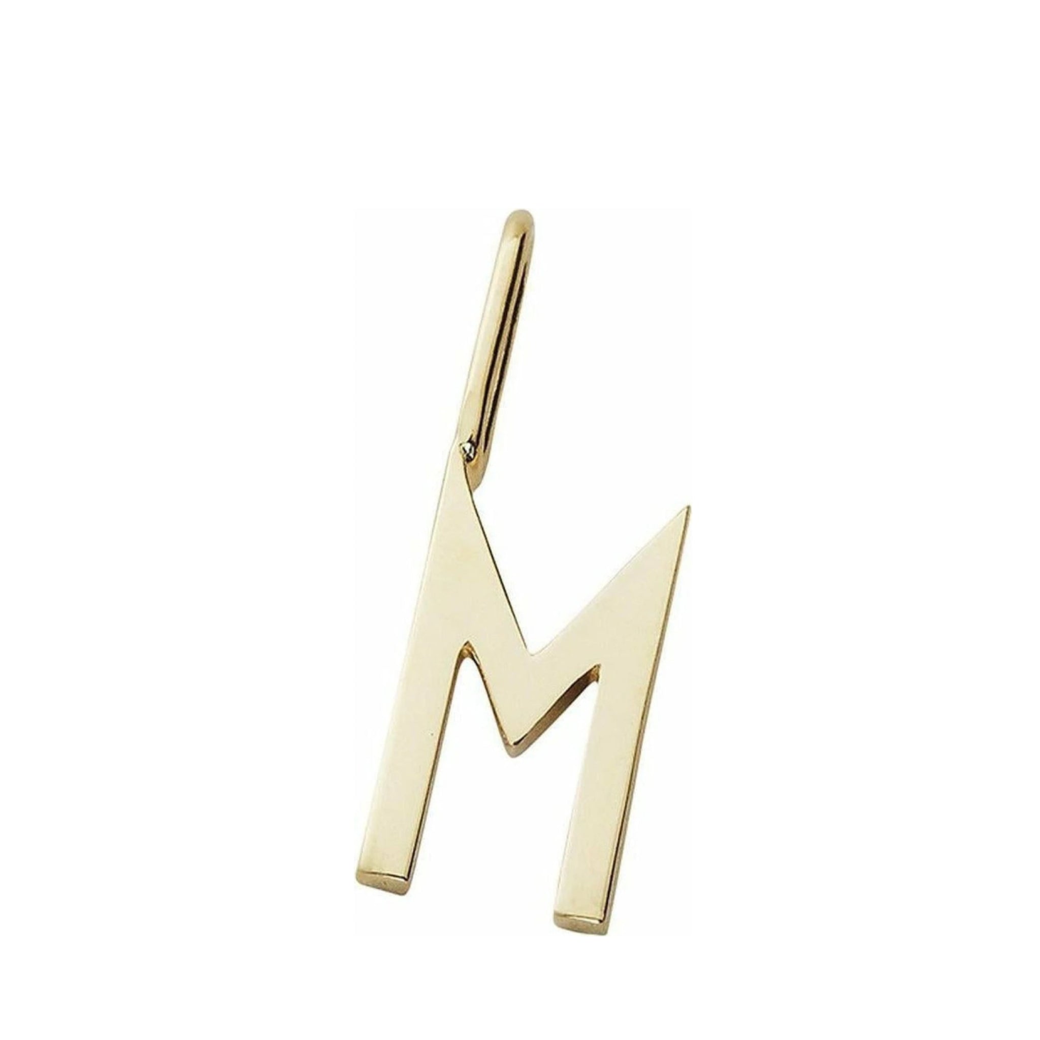 Design Letters Pendant A-Z 30 mm, gold, M